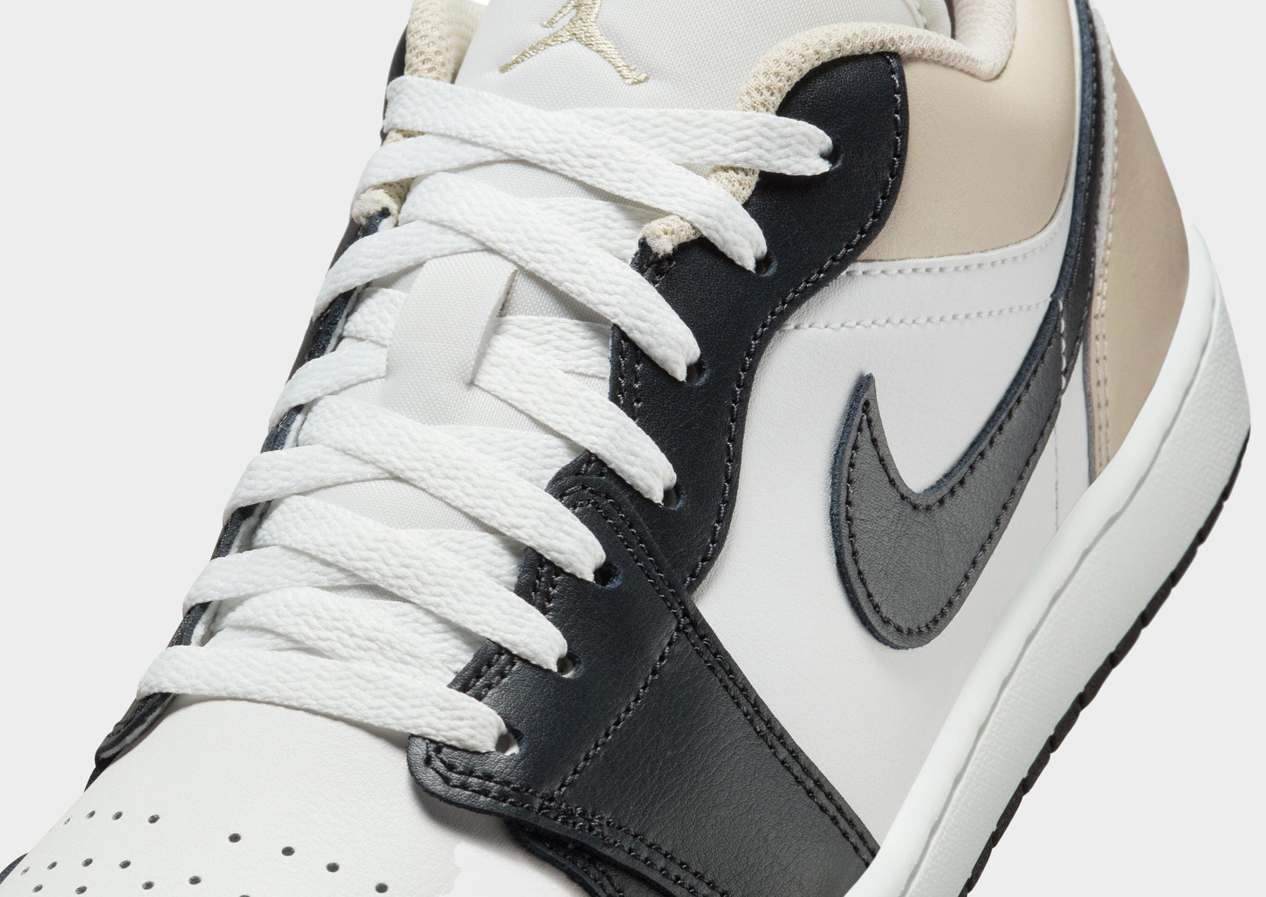 סניקרס Air Jordan 1 Low Black Toe Rattan | גברים