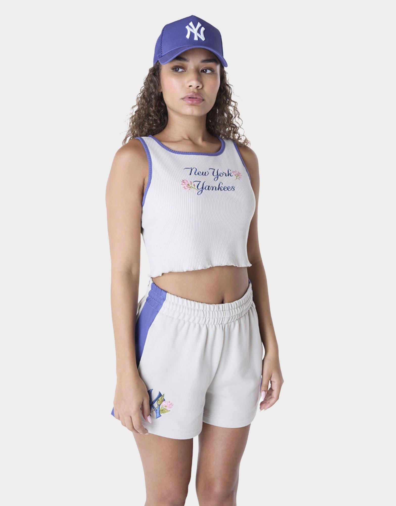 גופיית ריב קרופ Yankees Floral | נשים