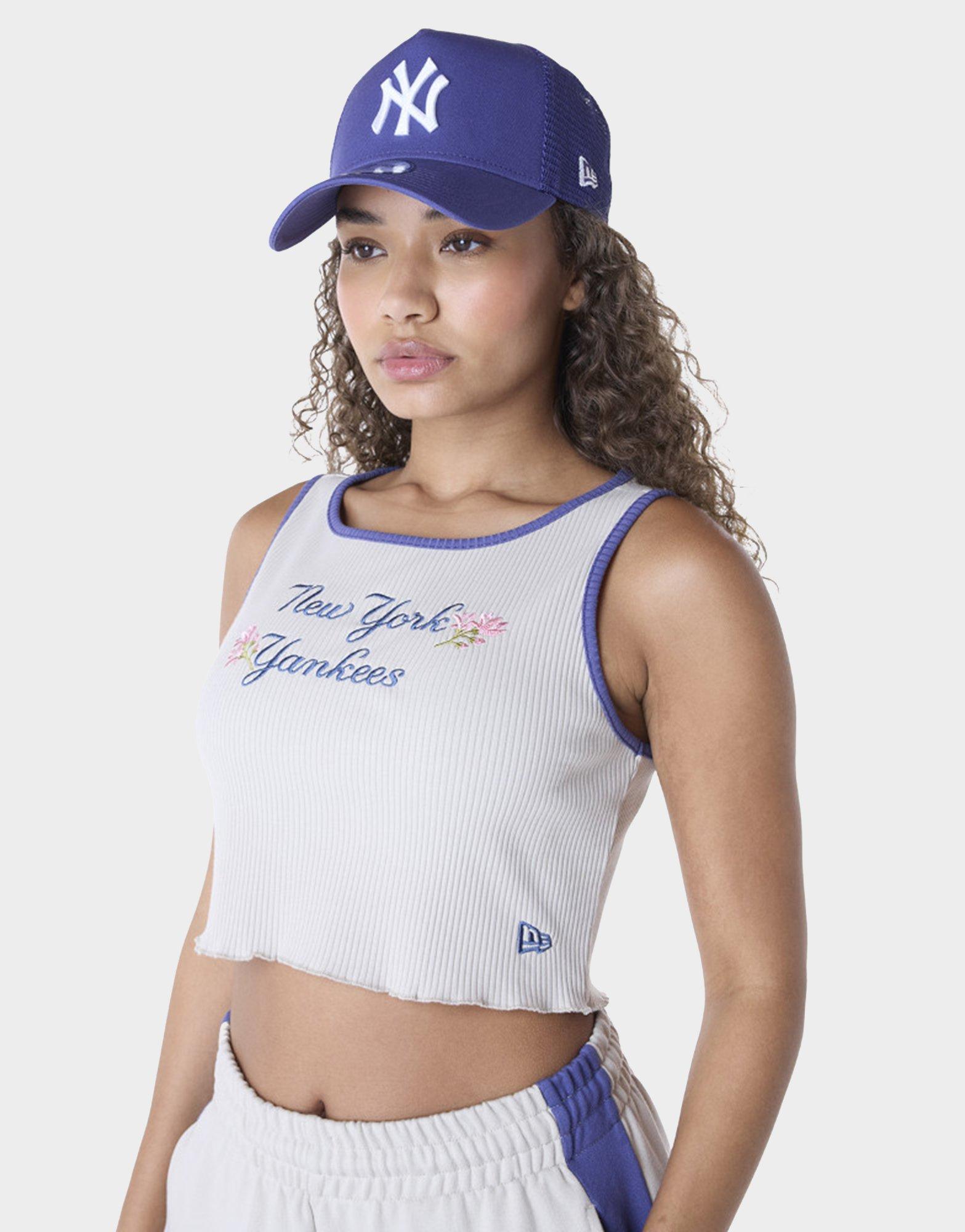 גופיית ריב קרופ Yankees Floral | נשים