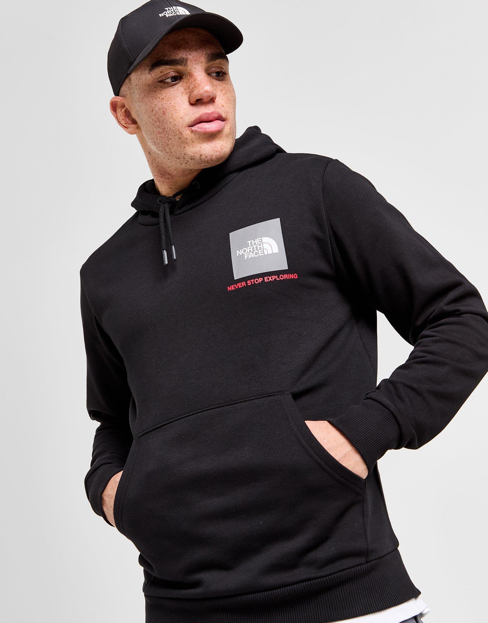 סווטשירט קפוצ'ון לוגו Fine Box | גברים