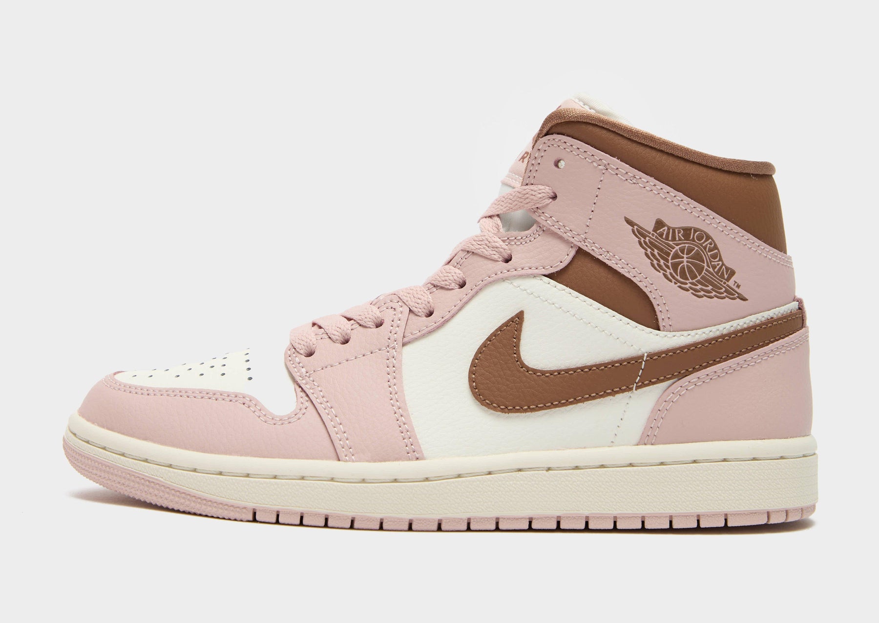 סניקרס Air Jordan 1 Mid Pink Oxford Brown | נשים