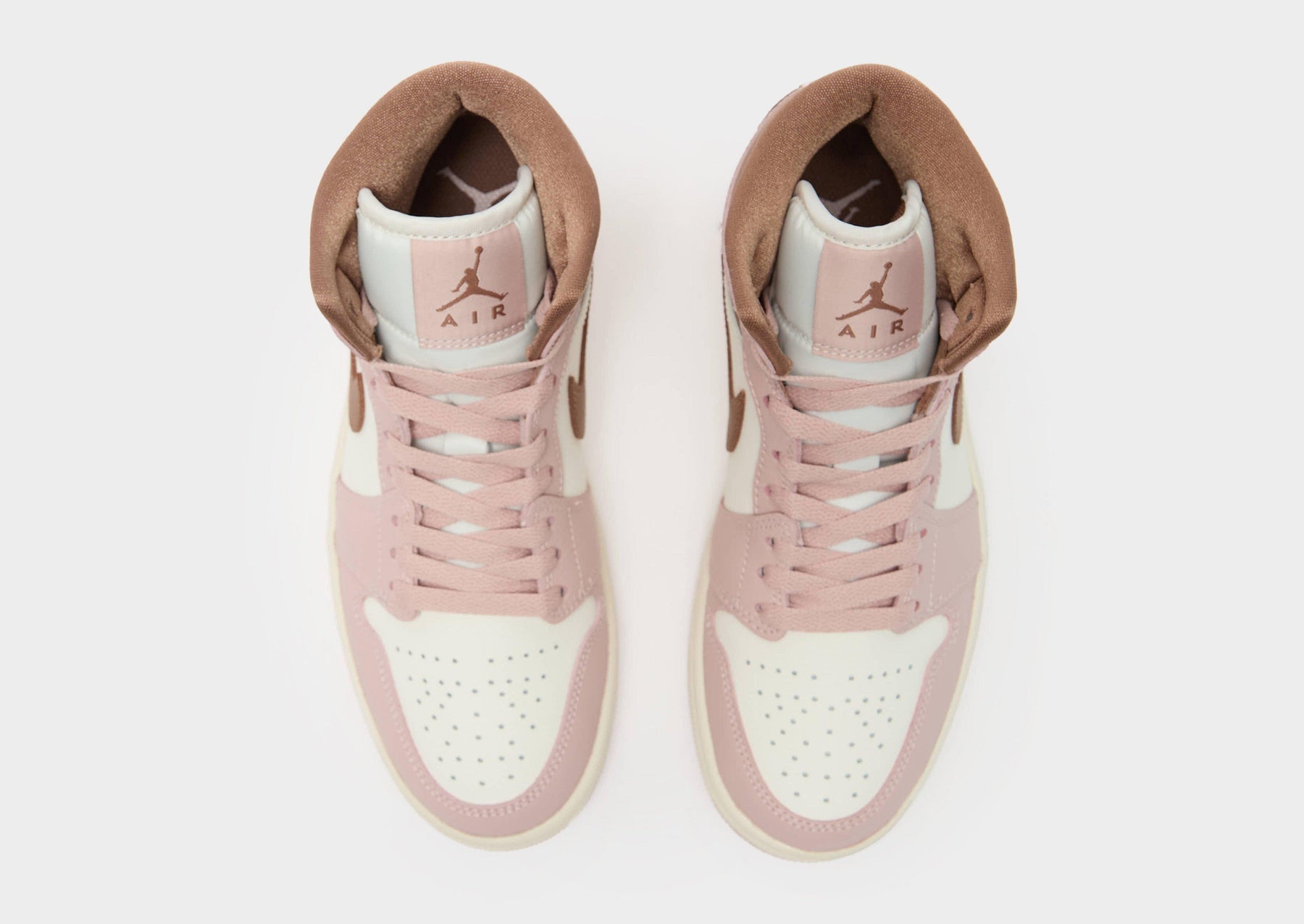 סניקרס Air Jordan 1 Mid Pink Oxford Brown | נשים
