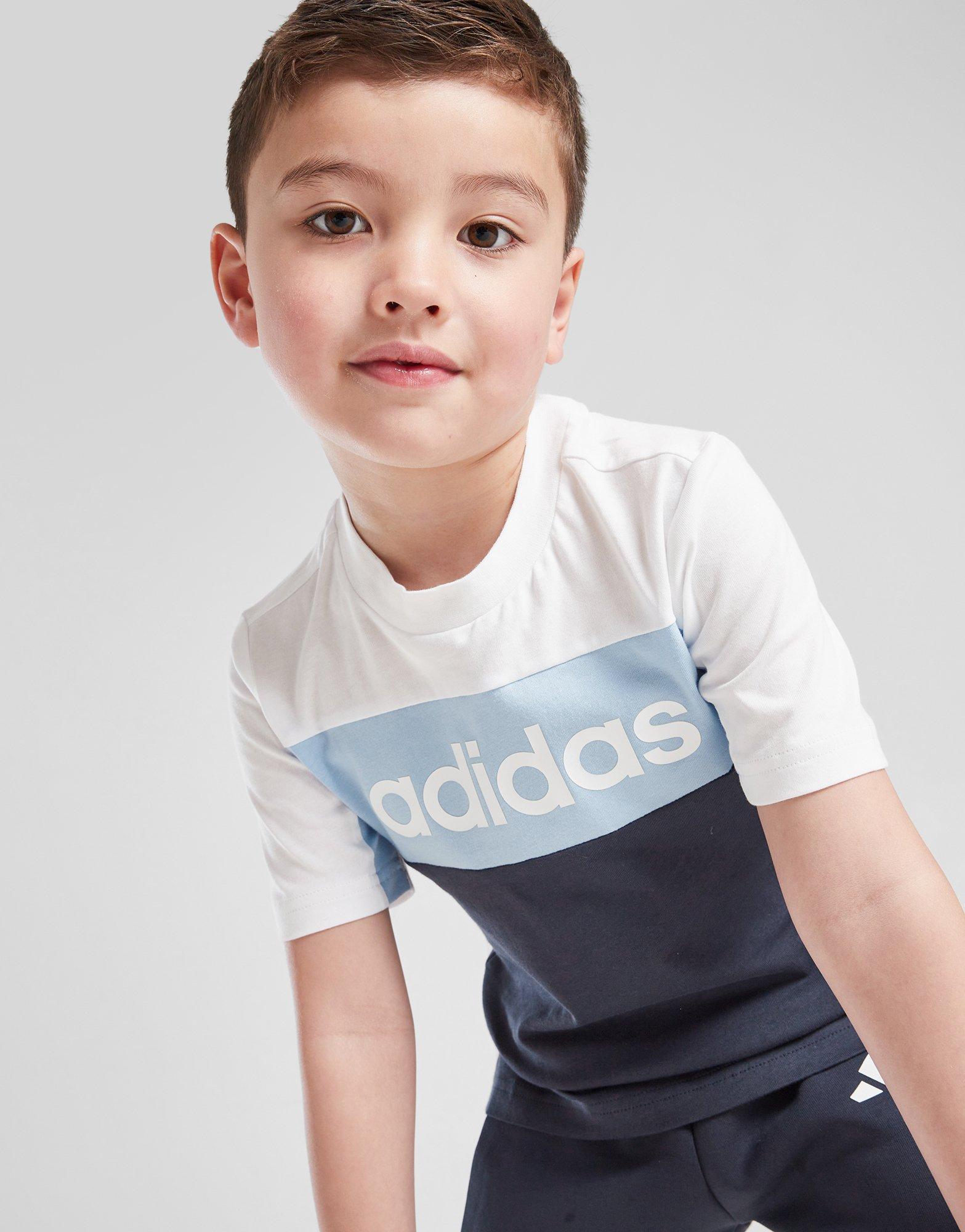 חליפת מכנסיים קצרים וטי שירט Linear | ילדים