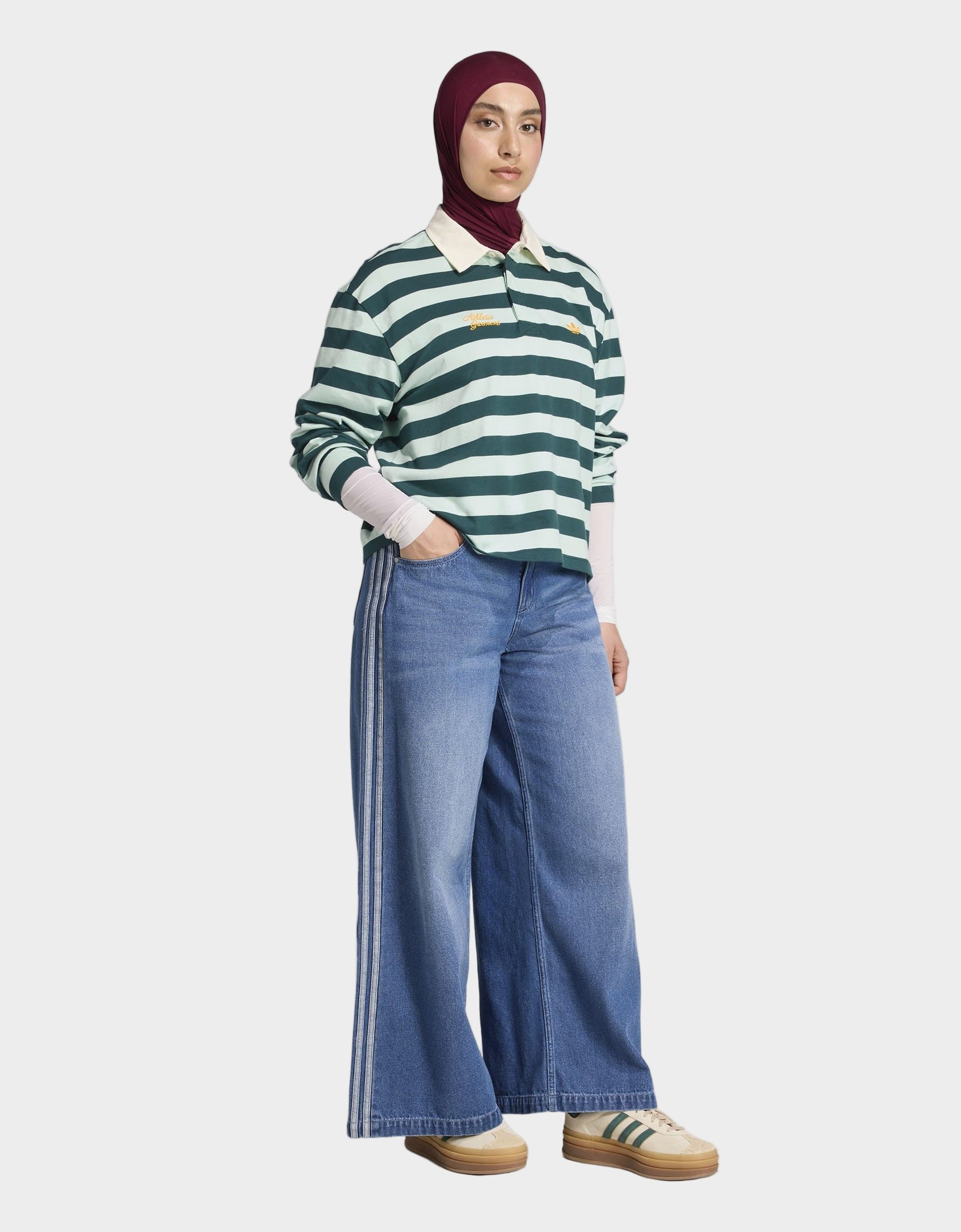 חולצת פולו שרוולים ארוכים adidas Originals Athl Dept | נשים