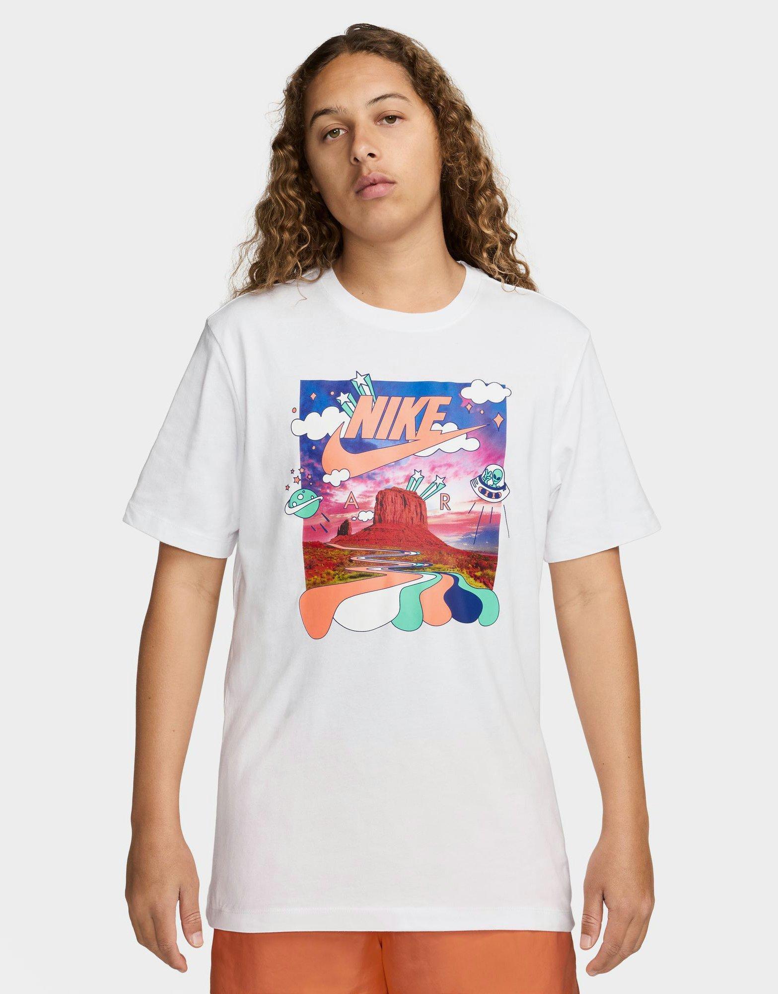 טי שירט גרפית Sportswear Black Light | גברים