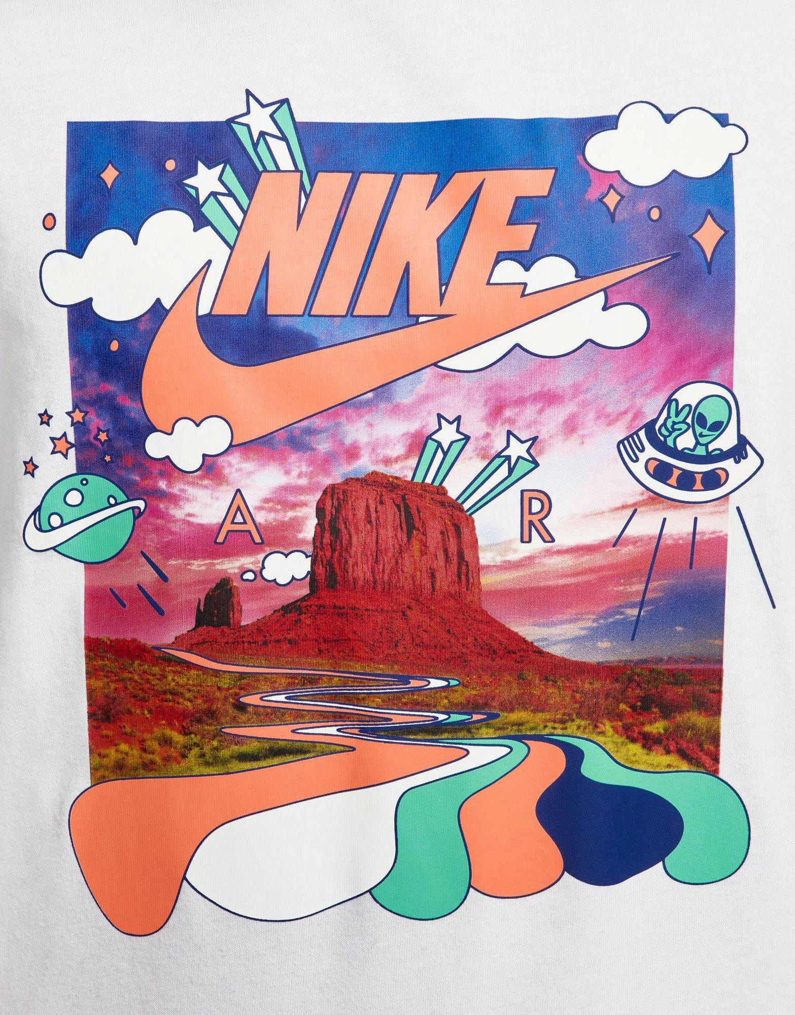 טי שירט גרפית Sportswear Black Light | גברים