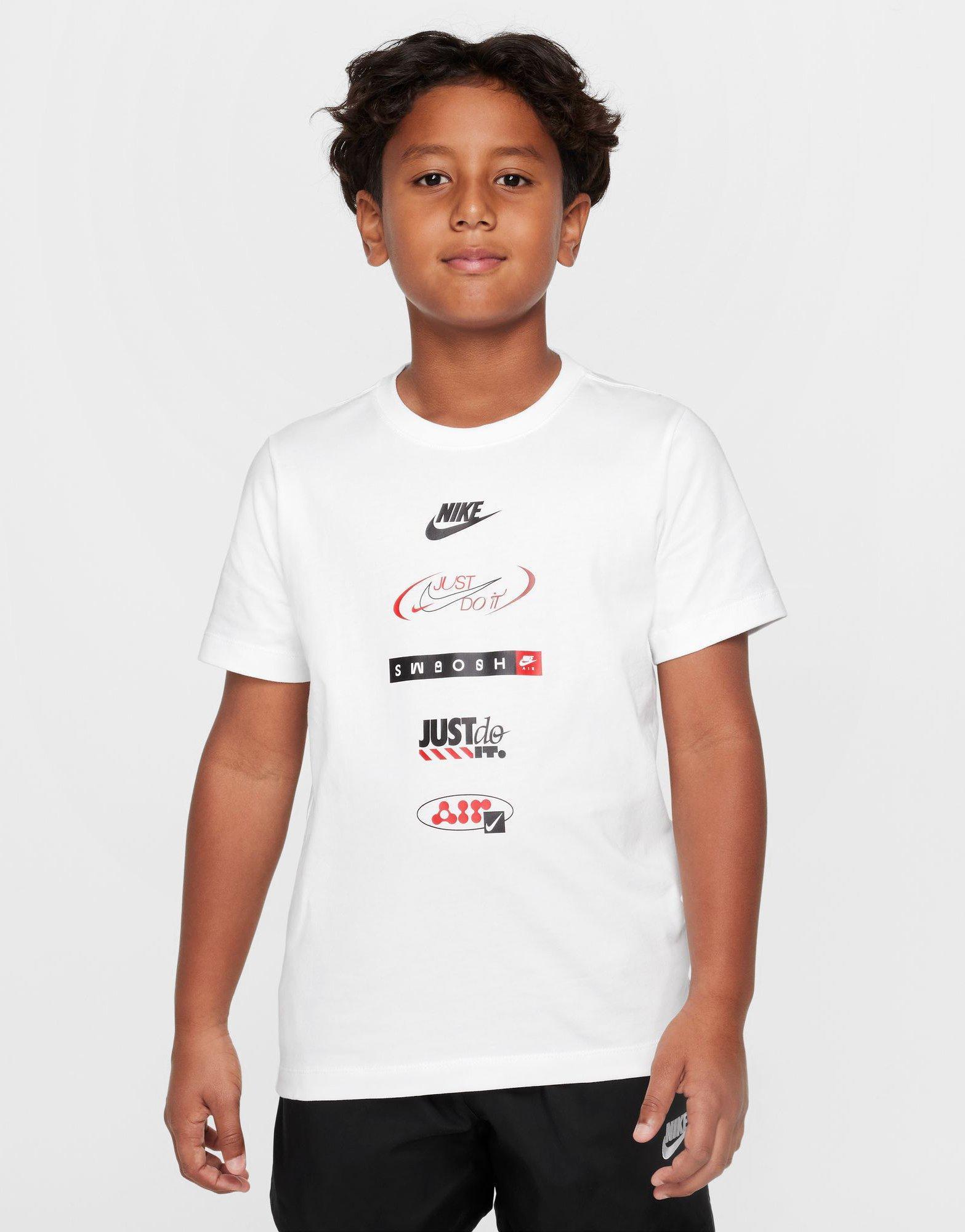 טי שירט גרפית Multi Logo | ג'וניורס