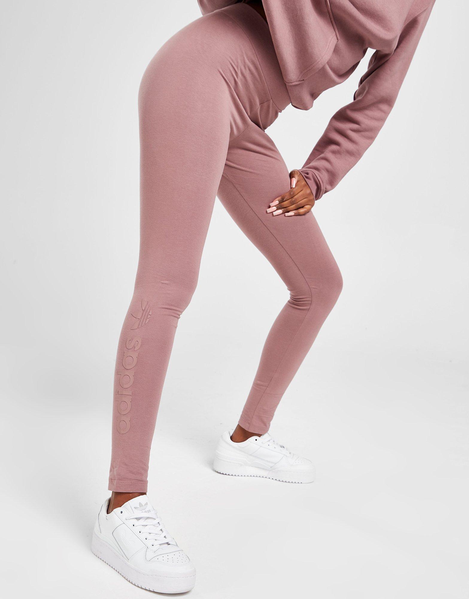 טייץ סגול Linear לוגו לנשים - צבע סגול