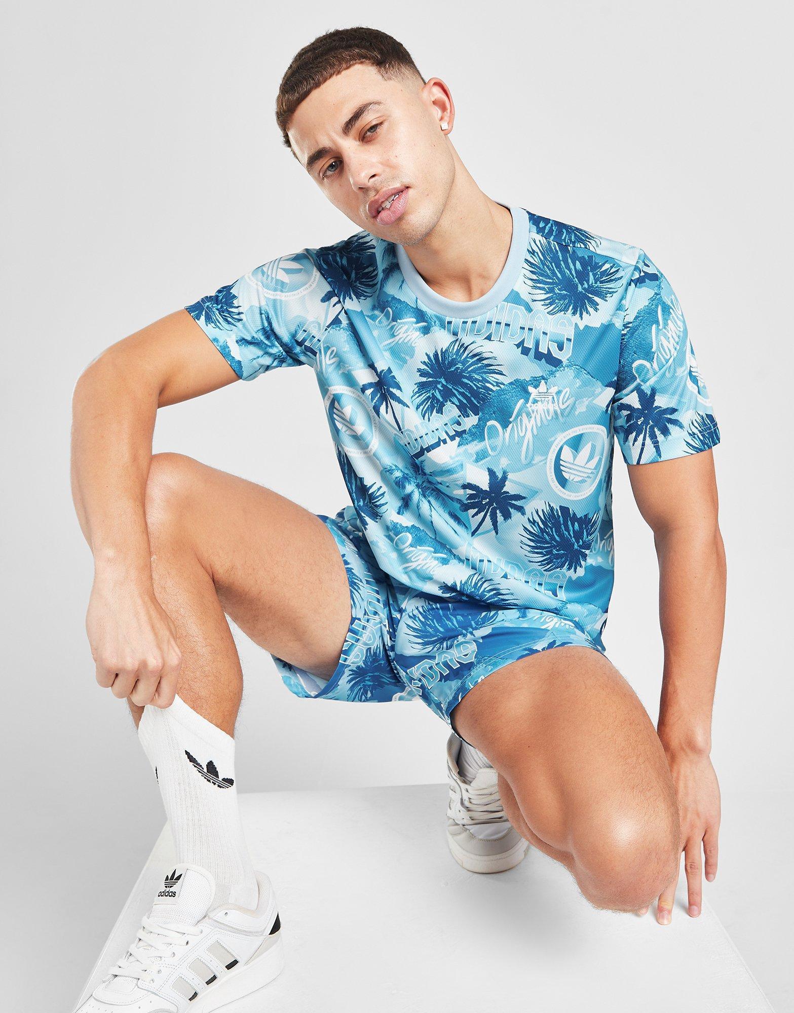 טי שירט גרפית Summer Sticker | גברים