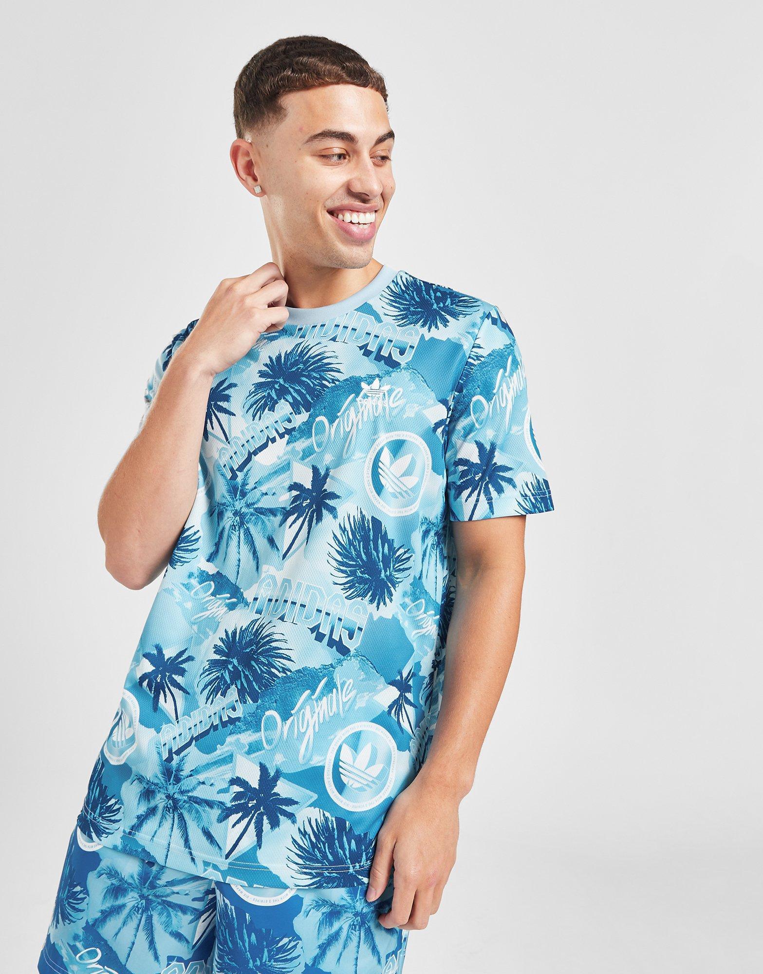 טי שירט גרפית Summer Sticker | גברים