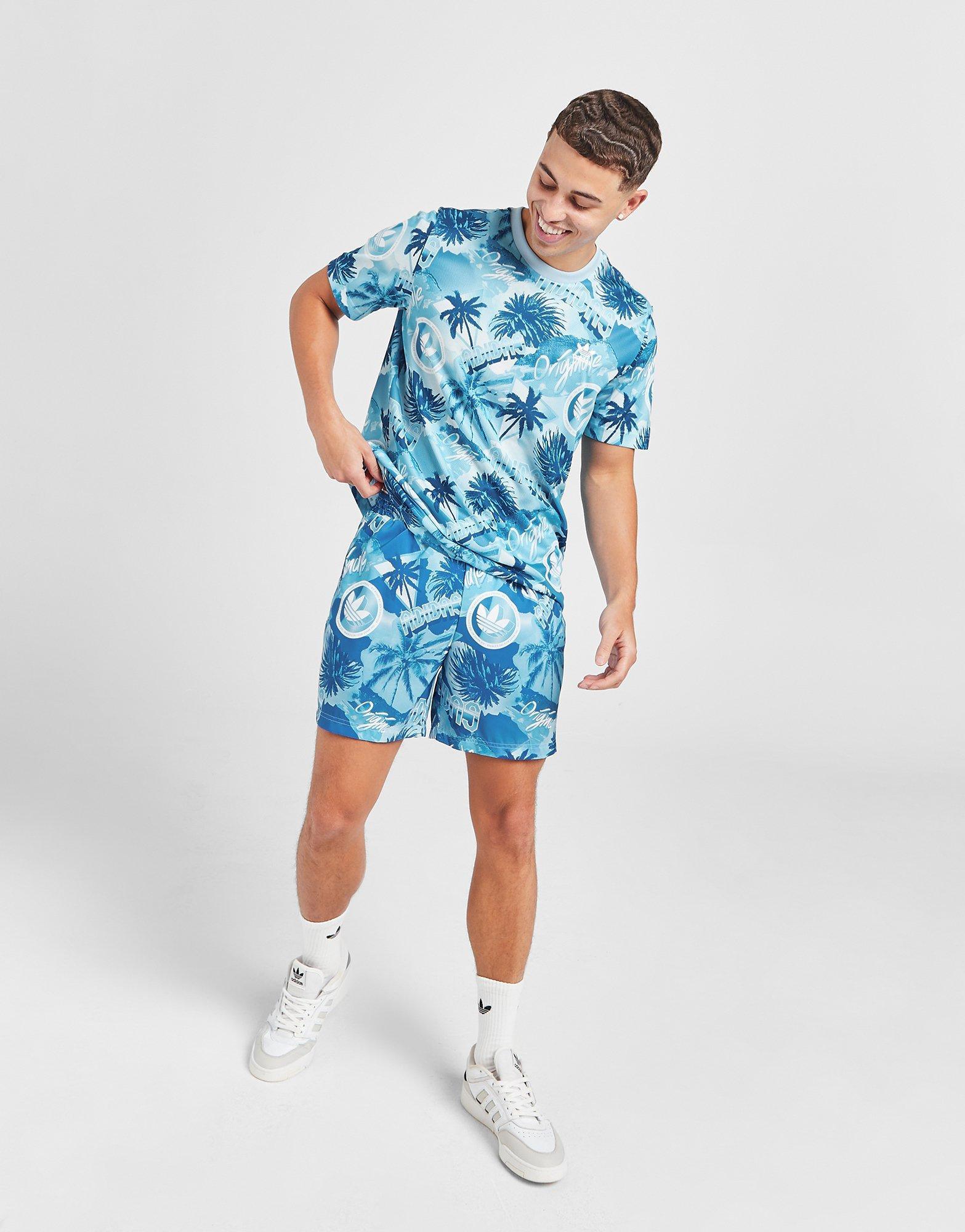 טי שירט גרפית Summer Sticker | גברים