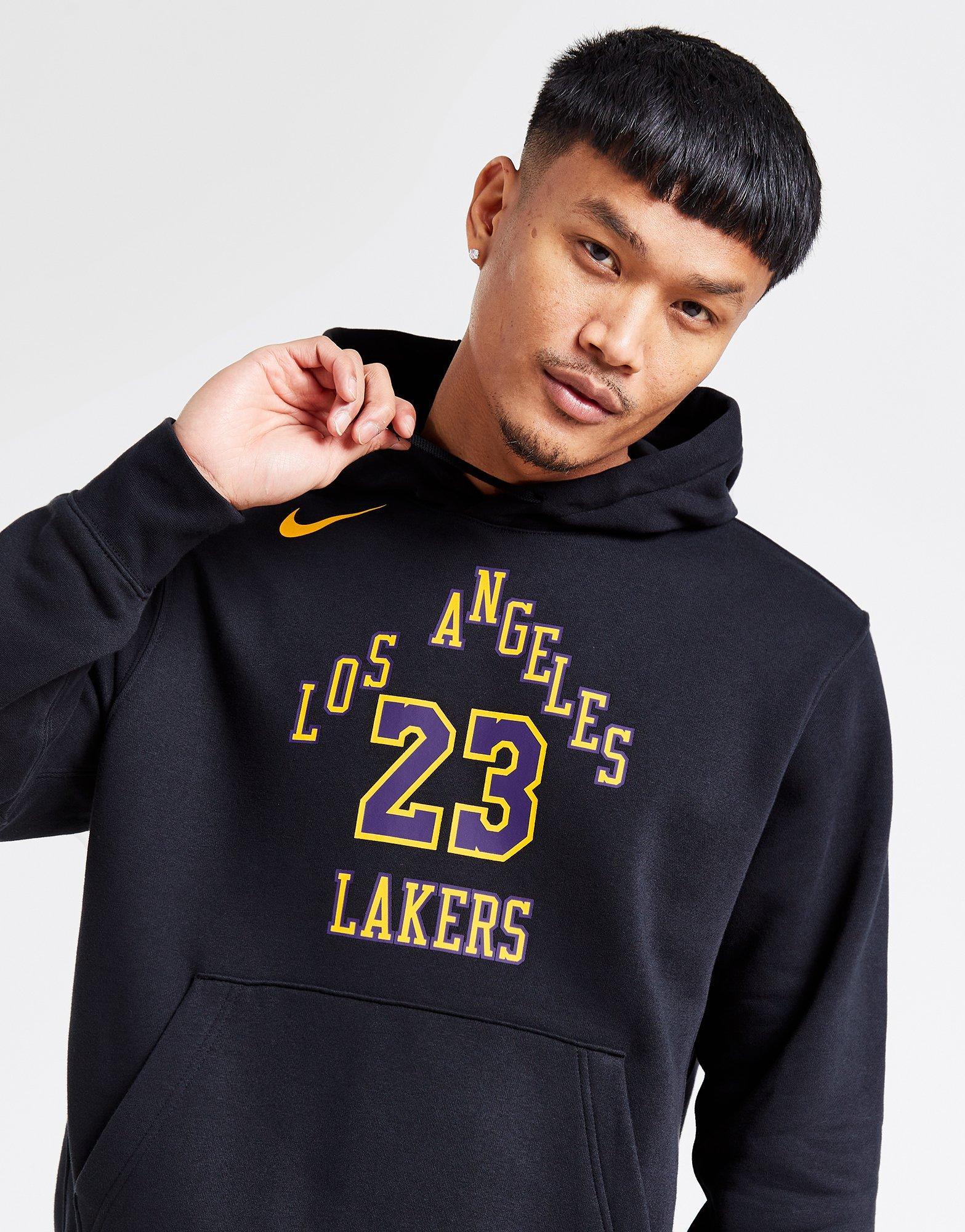 סווטשירט קפוצ'ון LA Lakers James | גברים