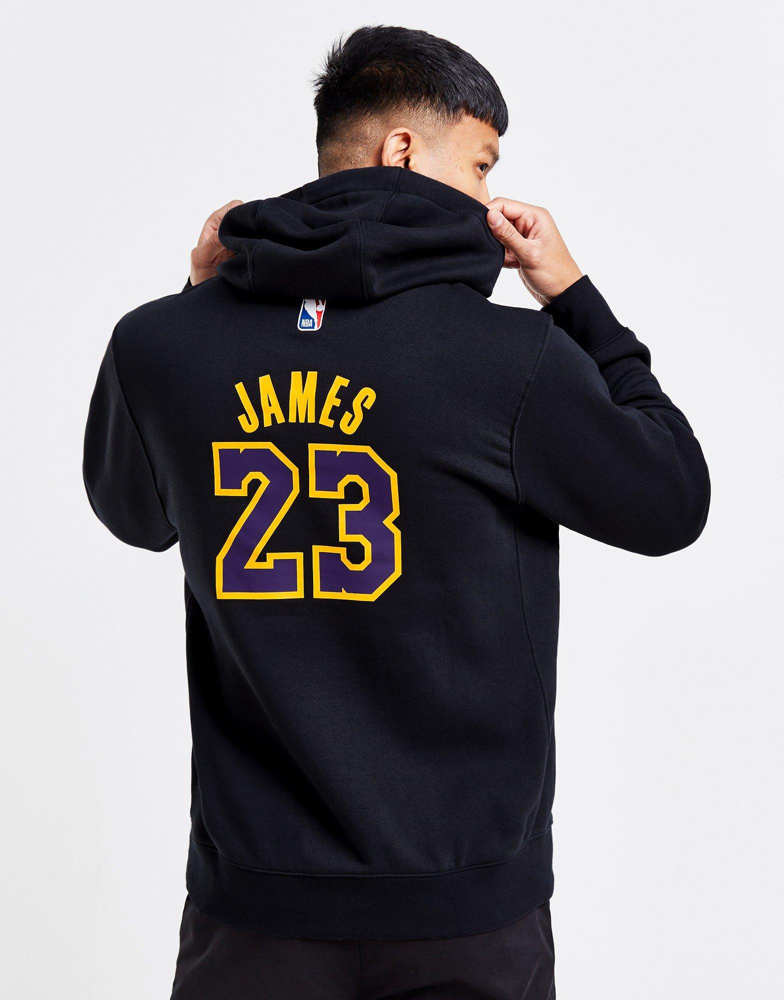 סווטשירט קפוצ'ון LA Lakers James | גברים