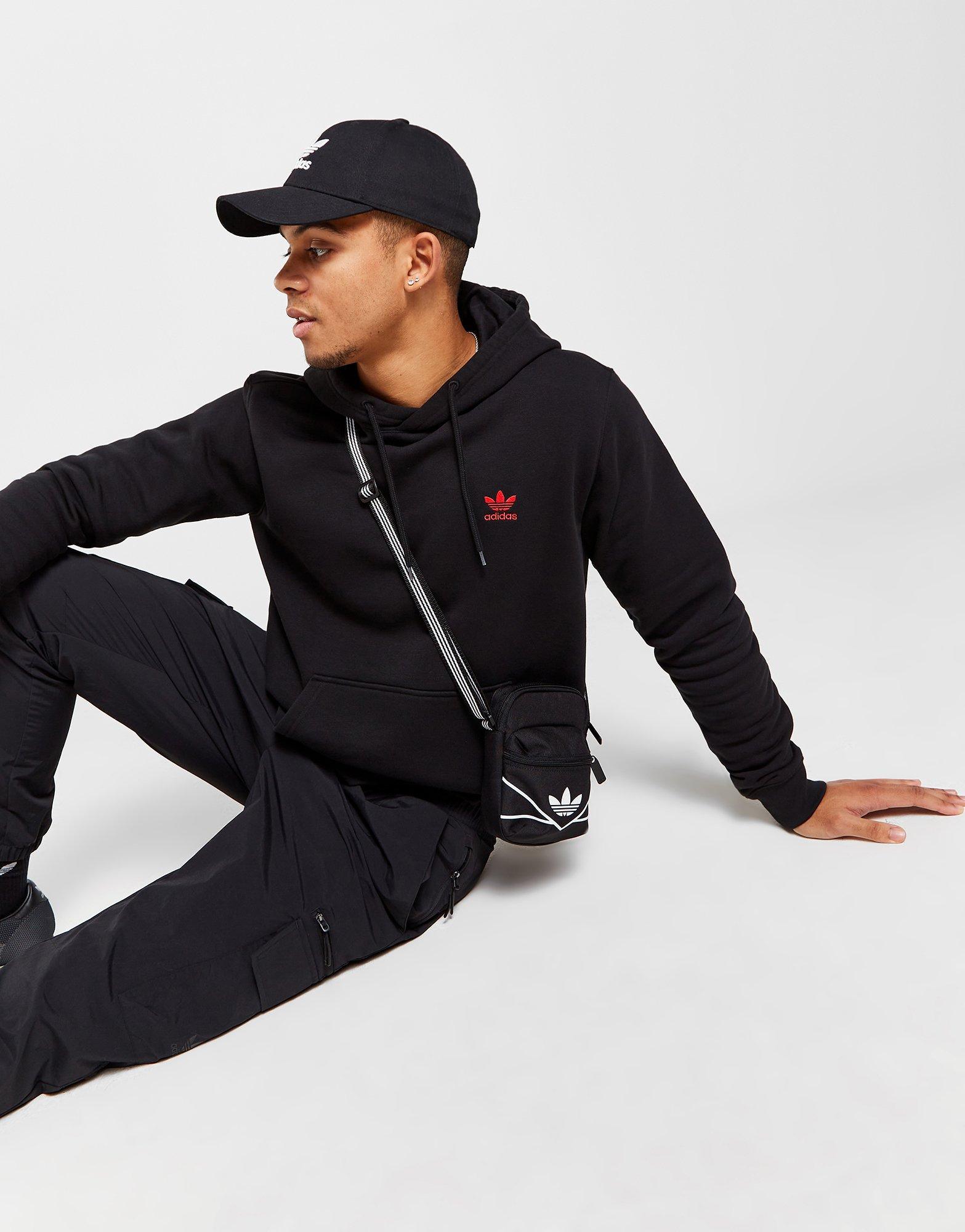 סווטשירט קפוצ'ון Trefoil Essential Fleece | גברים