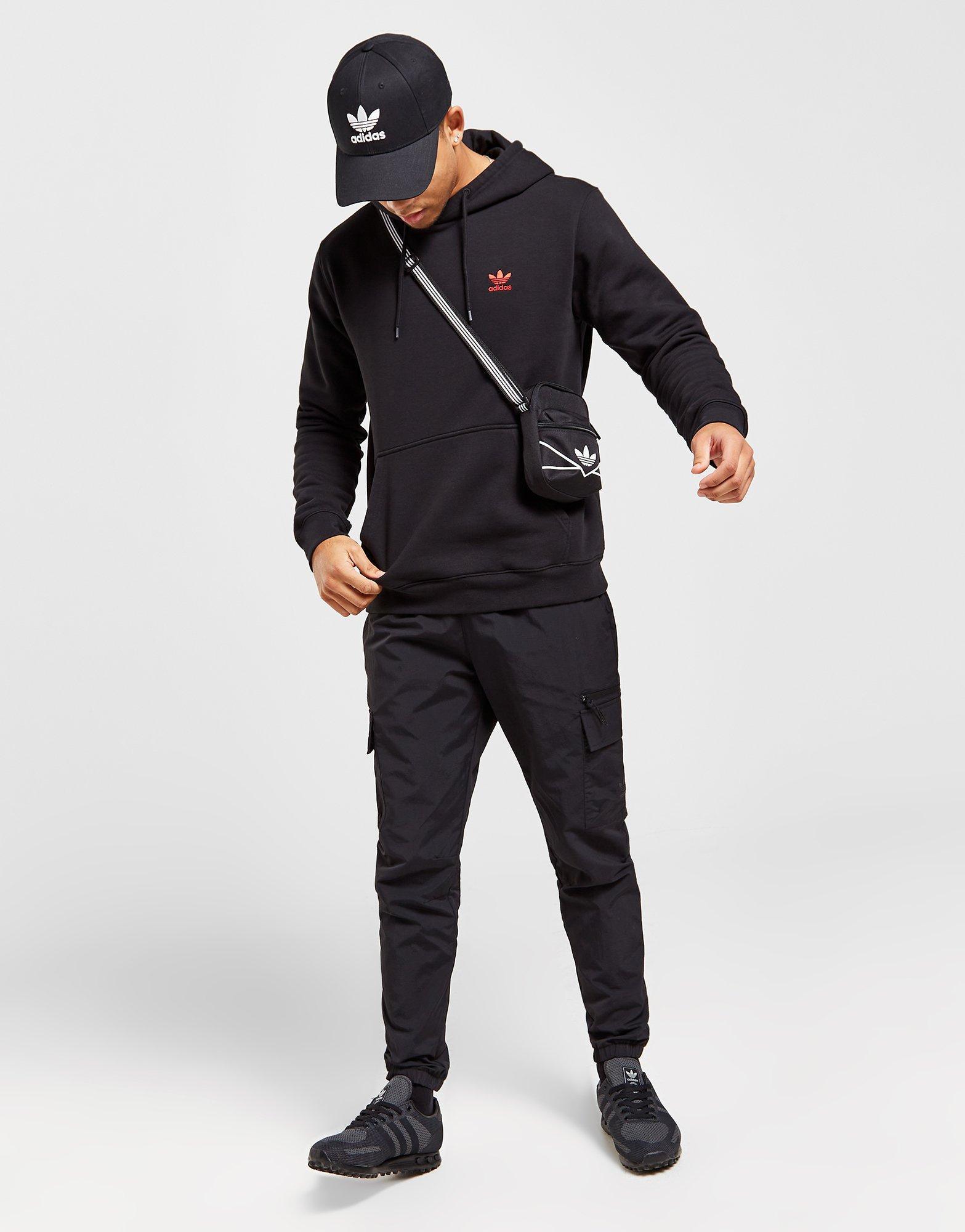 סווטשירט קפוצ'ון Trefoil Essential Fleece | גברים