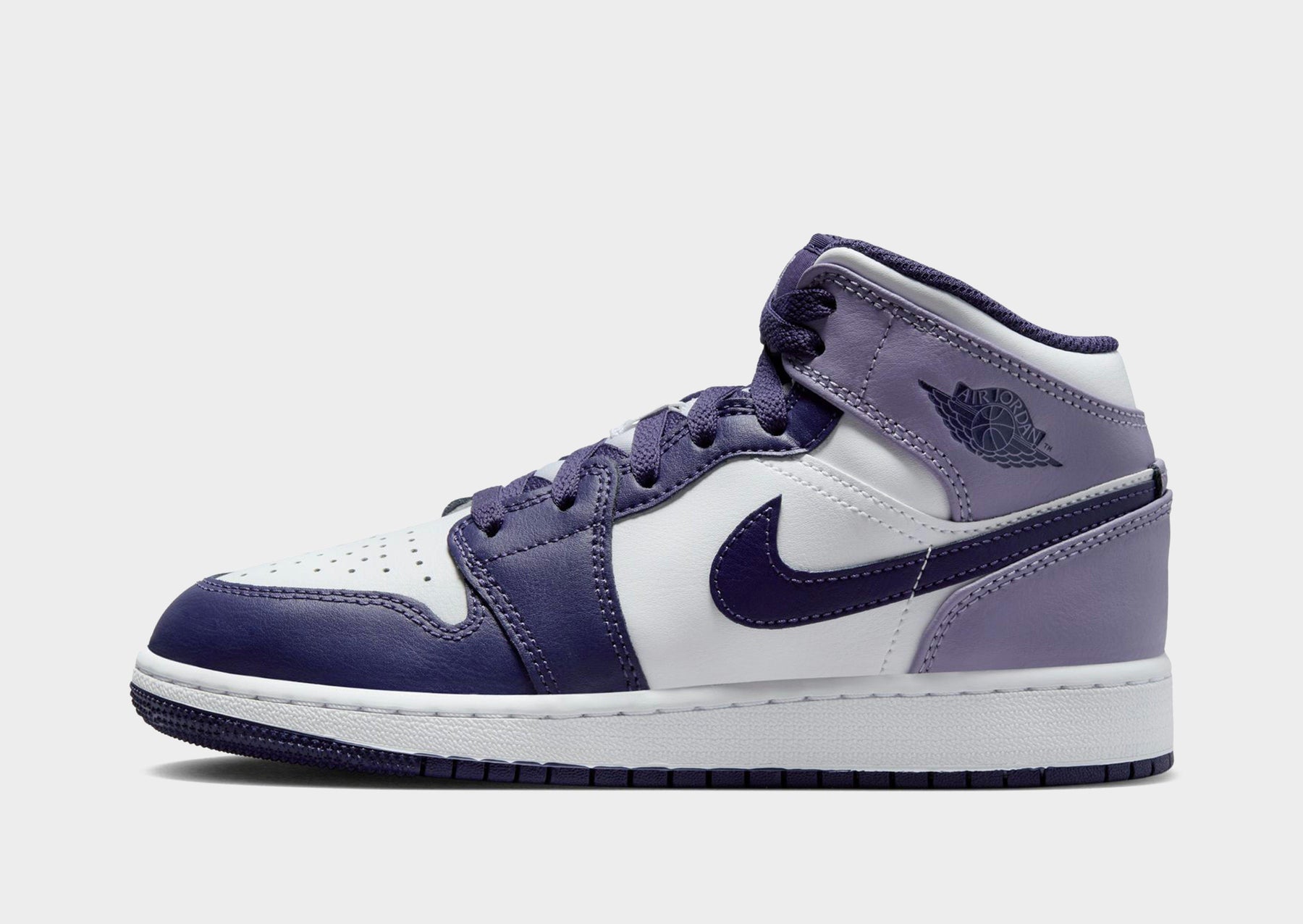 סניקרס Air Jordan 1 Mid White Sky J Purple | ג'וניורס