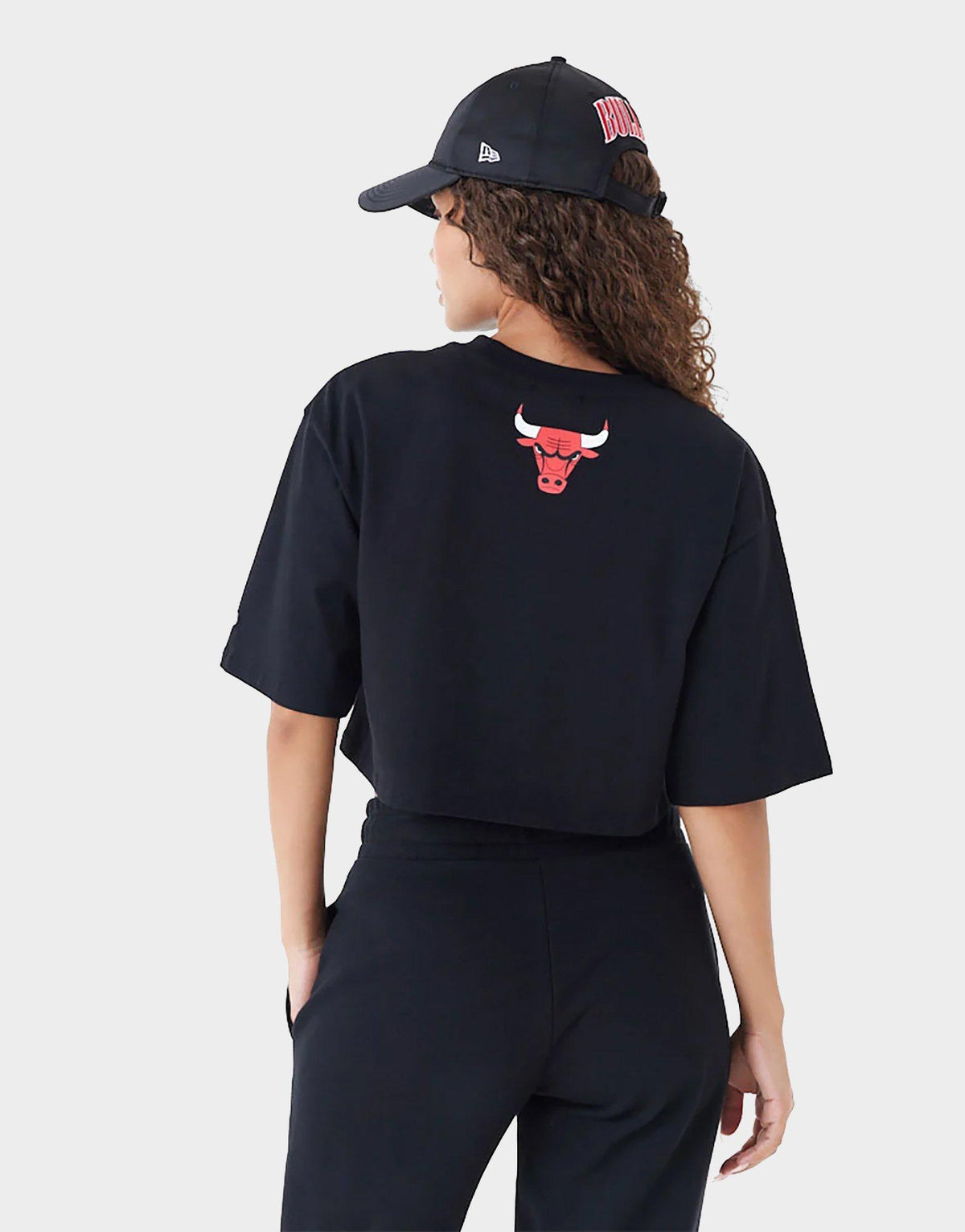טי שירט אוברסייז קרופ Chicago Bulls NBA | נשים