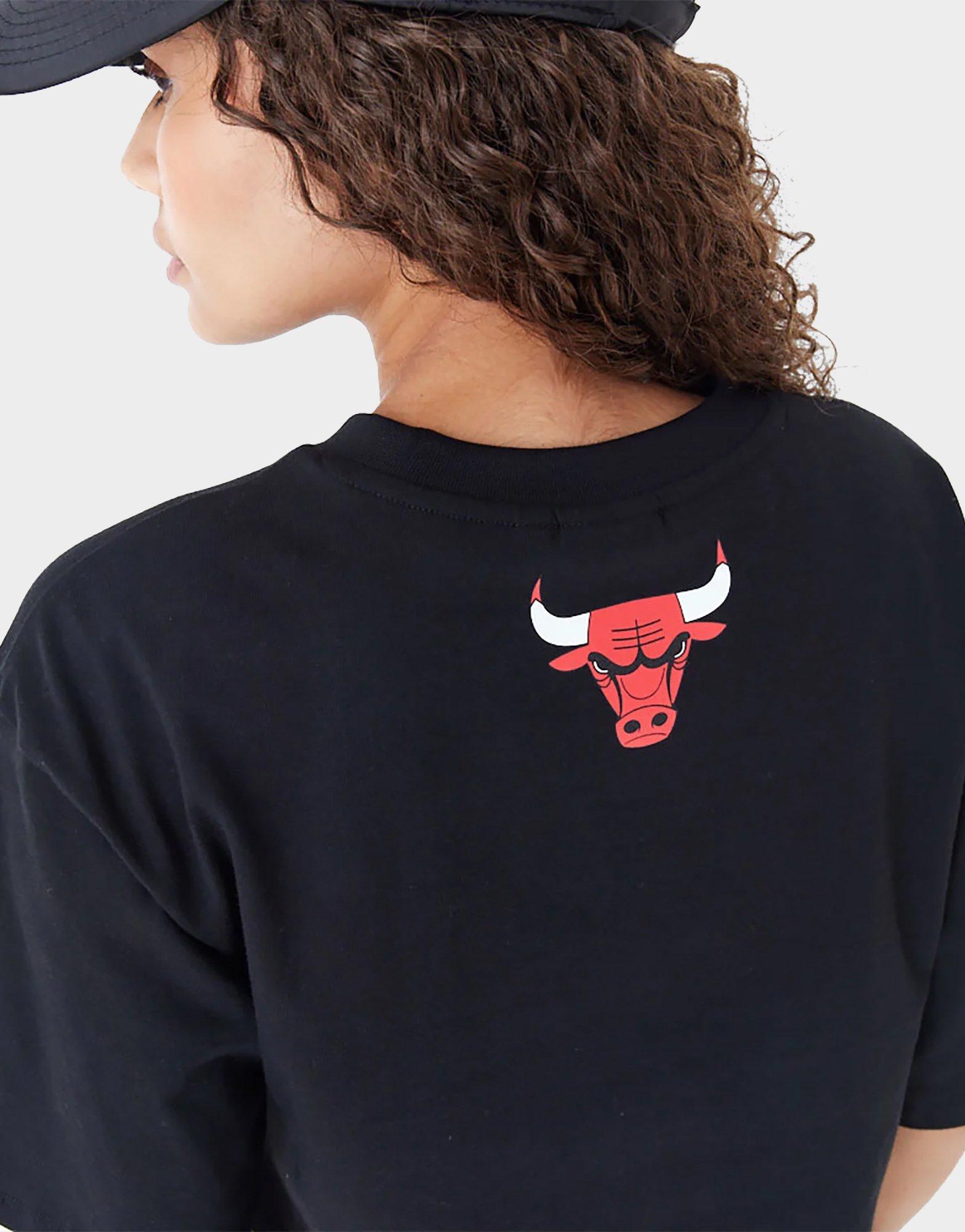 טי שירט אוברסייז קרופ Chicago Bulls NBA | נשים