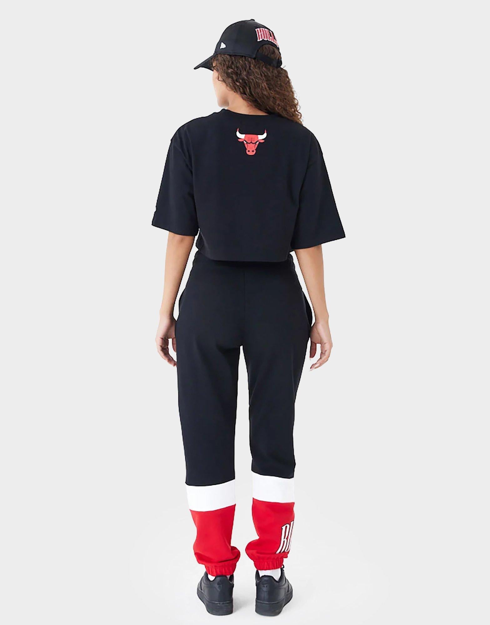 טי שירט אוברסייז קרופ Chicago Bulls NBA | נשים