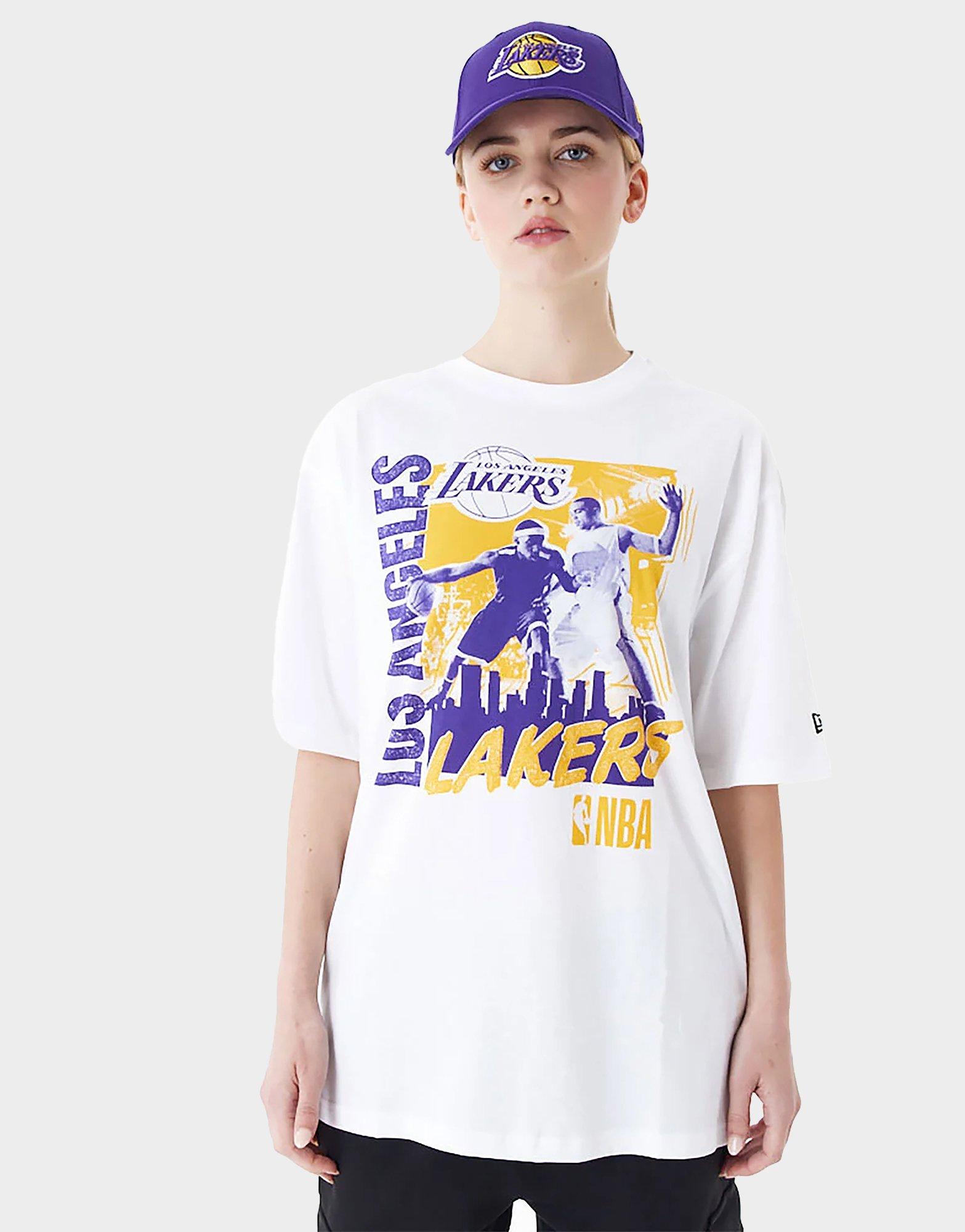 טי שירט אוברסייז גרפית LA Lakers NBA Player | יוניסקס