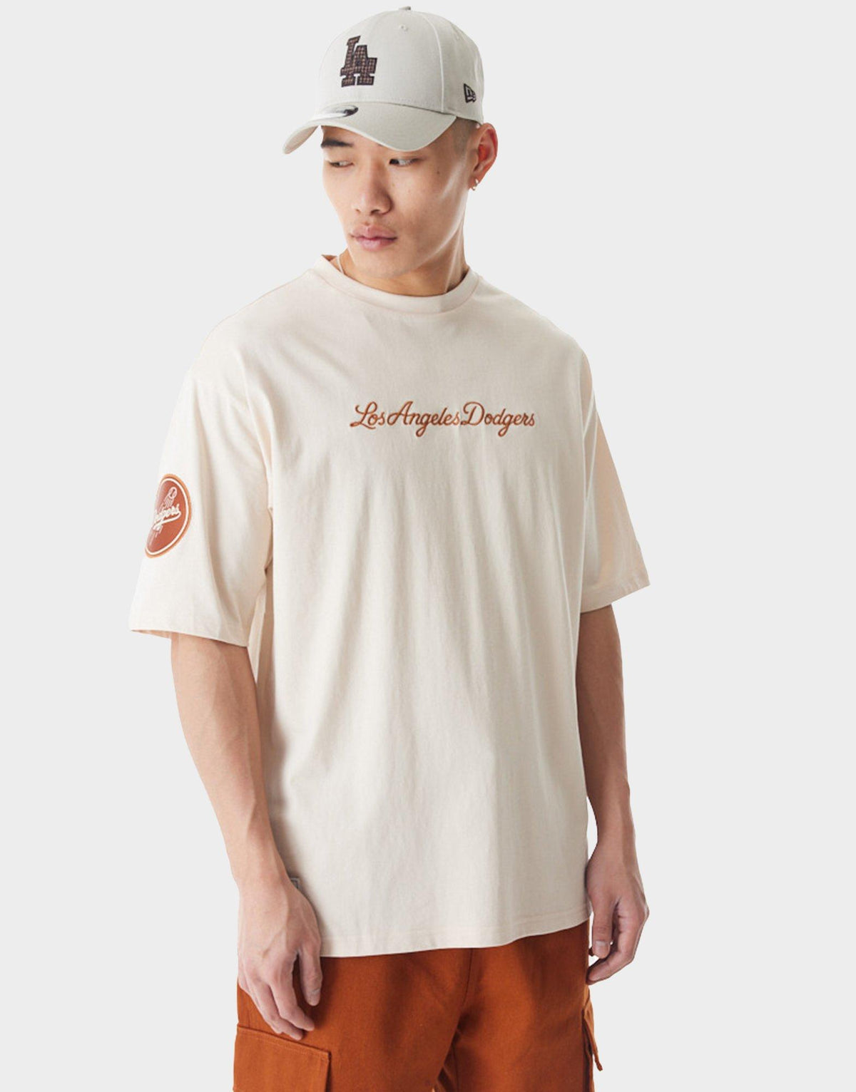 טי שירט אוברסייז LA Dodgers Tartan | גברים