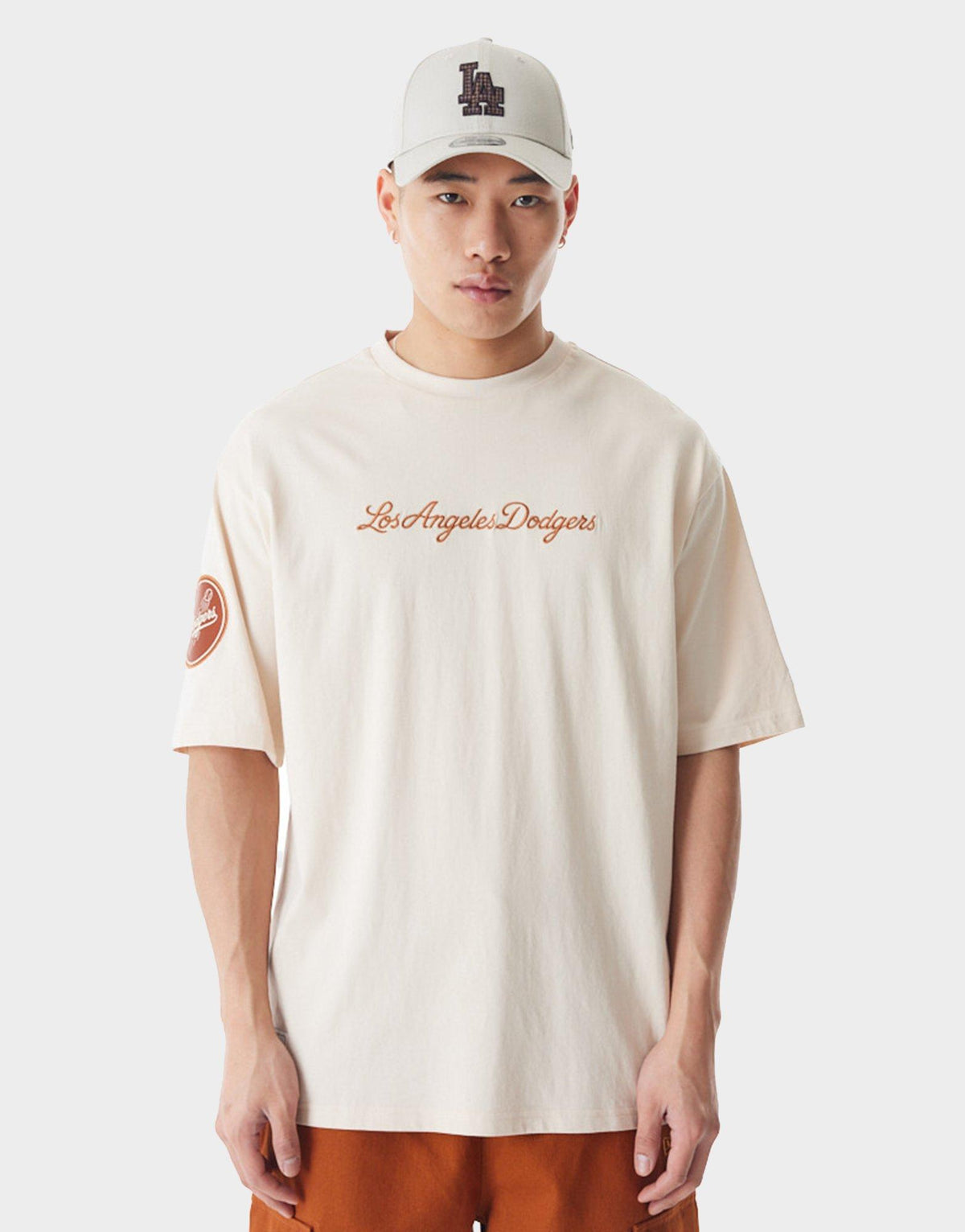 טי שירט אוברסייז LA Dodgers Tartan | גברים