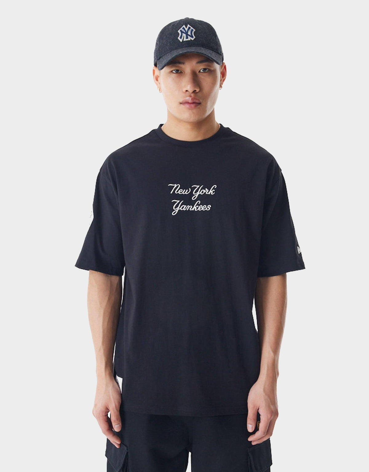 טי שירט אוברסייז New York Yankees Tartan | גברים