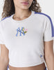 טי שירט קרופ Yankees Floral | נשים