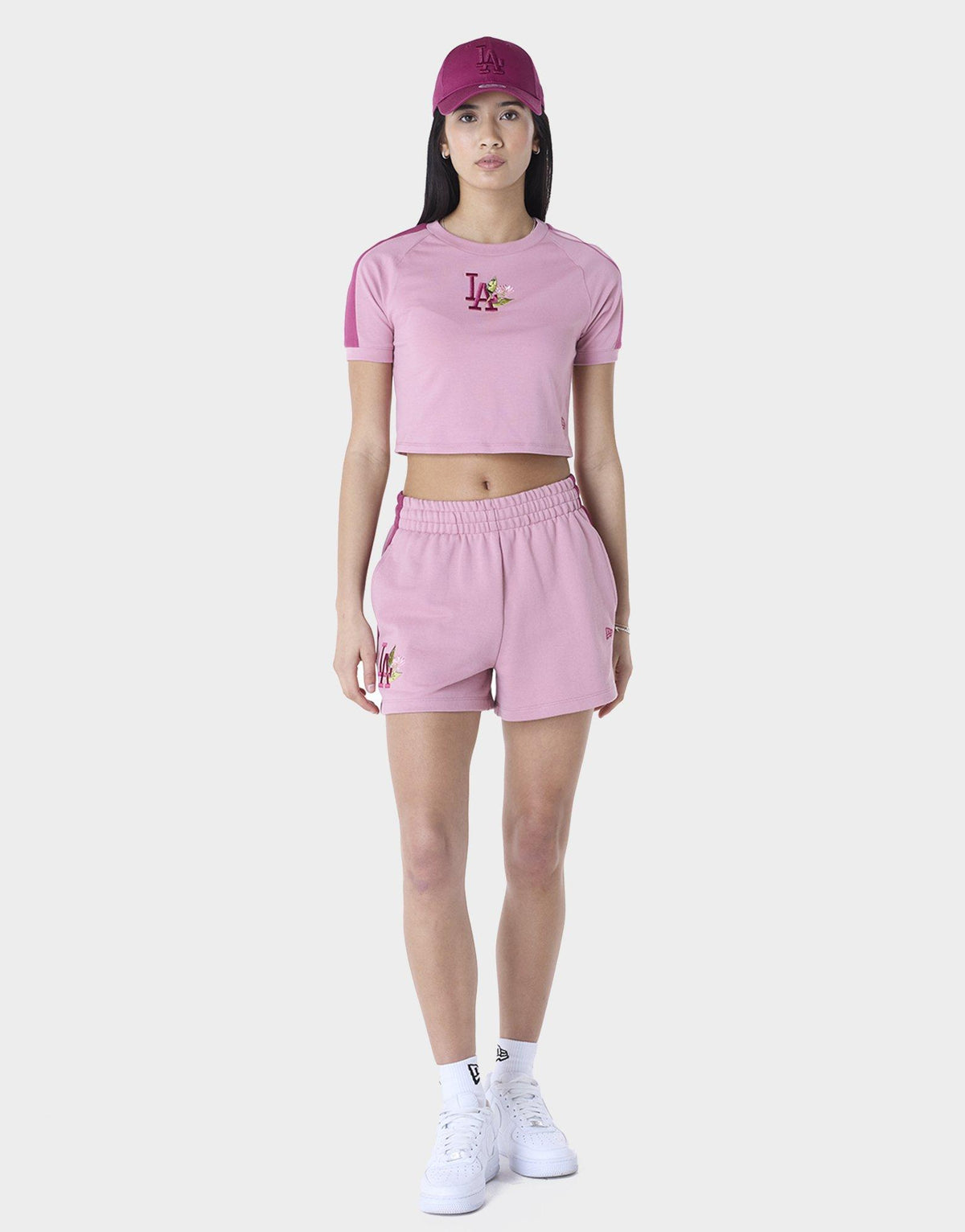 טי שירט קרופ Dodgers Floral | נשים