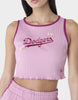גופיית ריב קרופ Dodgers Floral | נשים