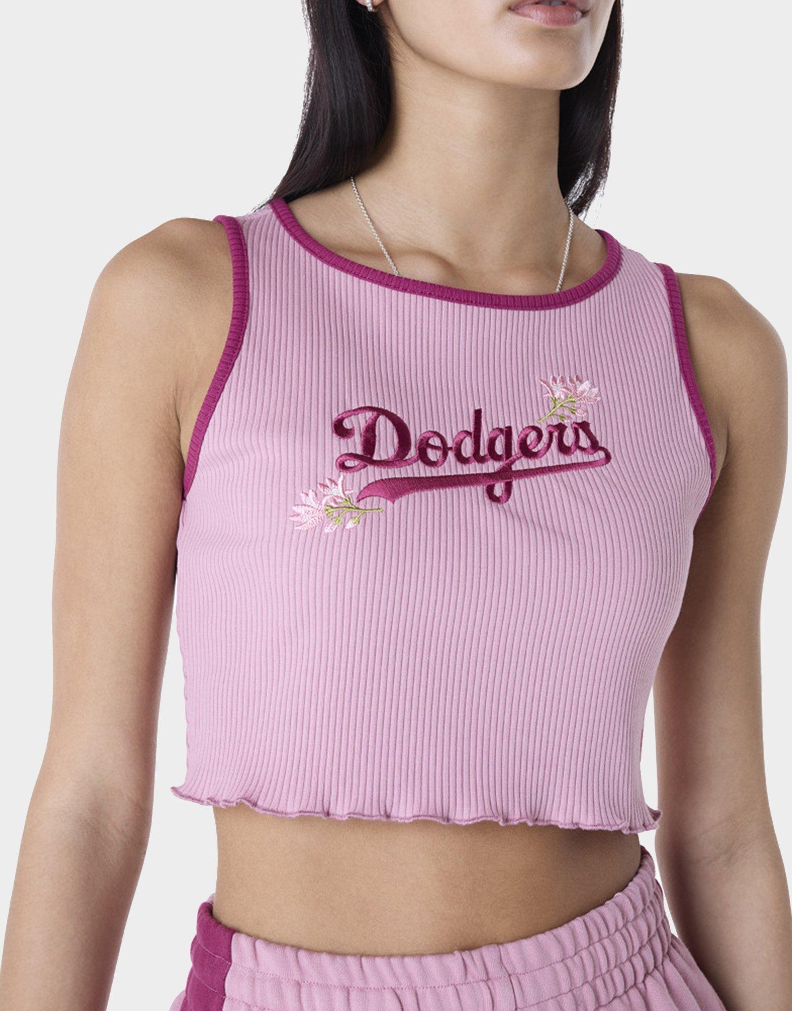 גופיית ריב קרופ Dodgers Floral | נשים