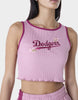 גופיית ריב קרופ Dodgers Floral | נשים