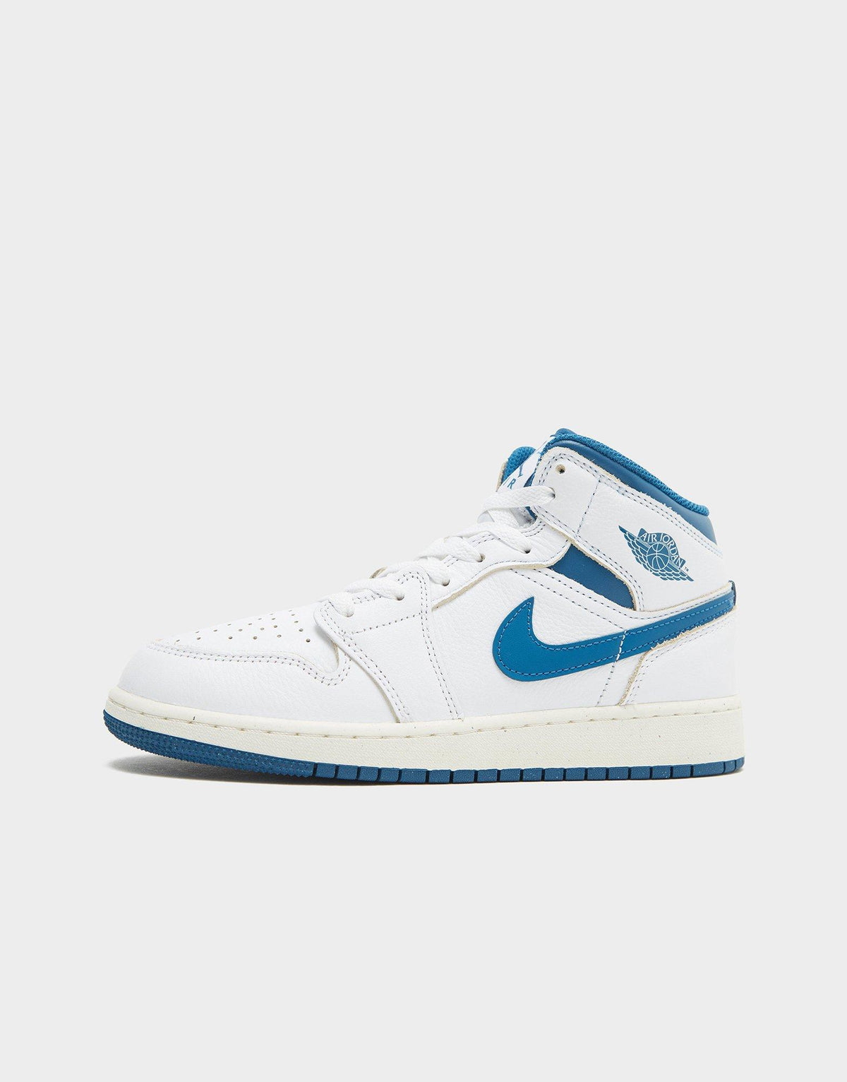 סניקרס Air Jordan 1 Mid SE White/Industrial Blue | ג'וניורס