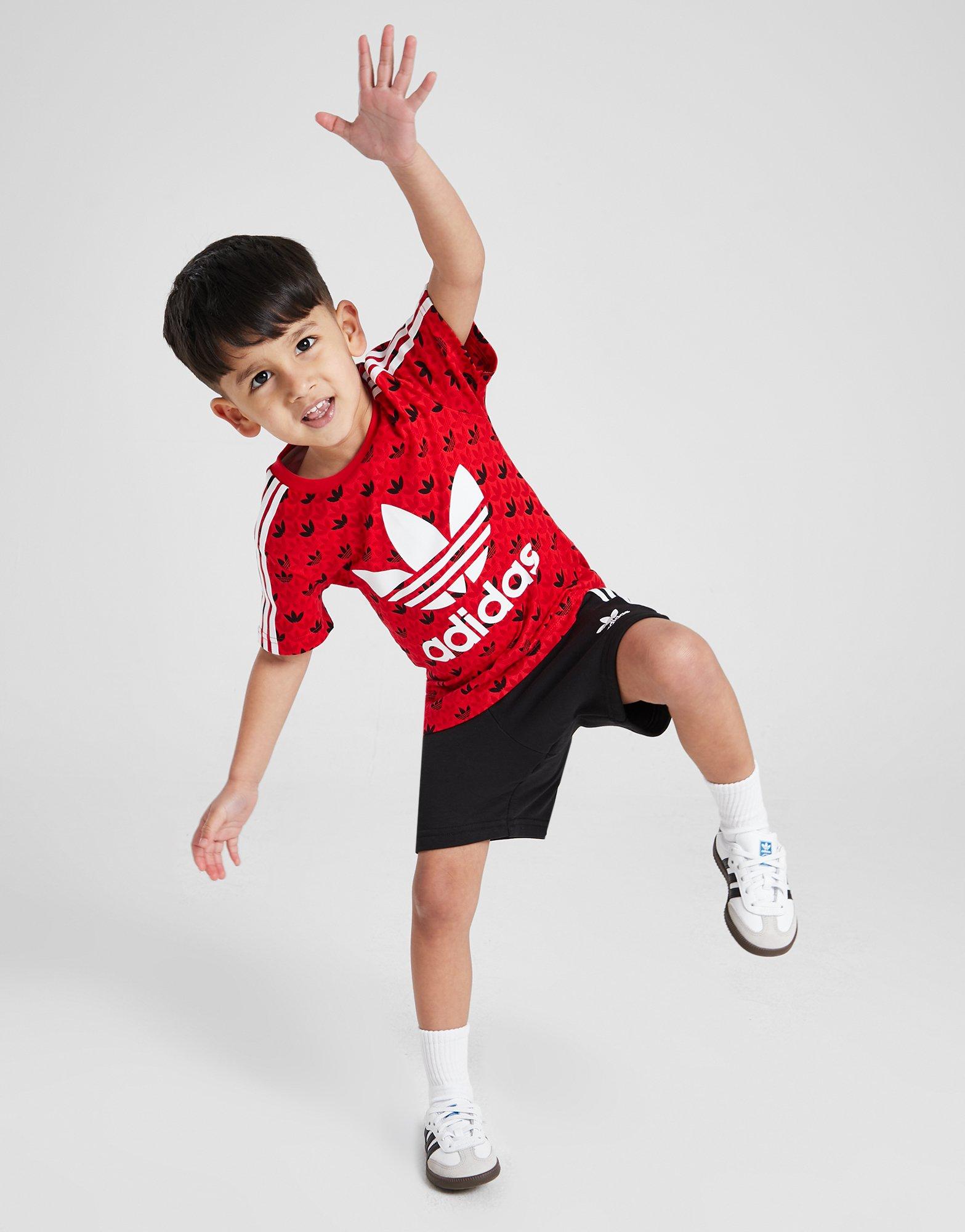 חליפת טי שירט ומכנסיים קצרים Monogram | בייבי