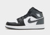 סניקרס Air Jordan 1 Mid Black White Iron Grey | ג'וניורס