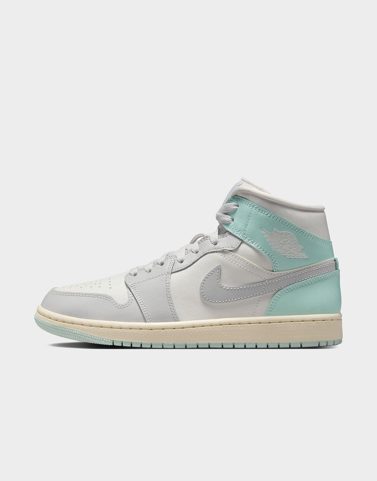 סניקרס Air Jordan 1 Mid Football Grey Igloo | נשים