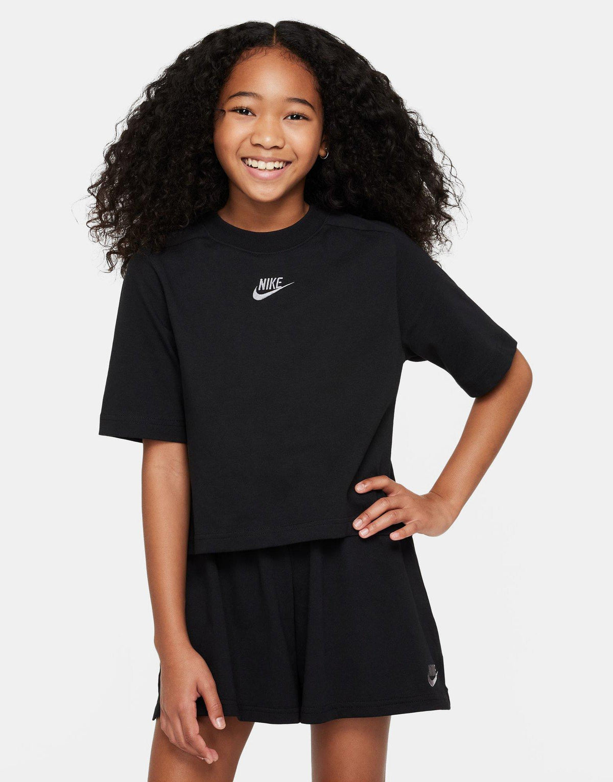 טי שירט לוגו רקום Sportswear | ג'וניורס