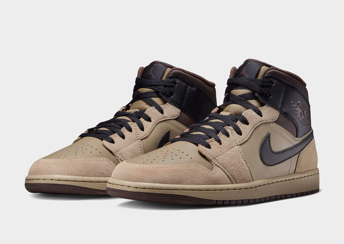 סניקרס Air Jordan 1 Mid Khaki Baroque Brown | גברים