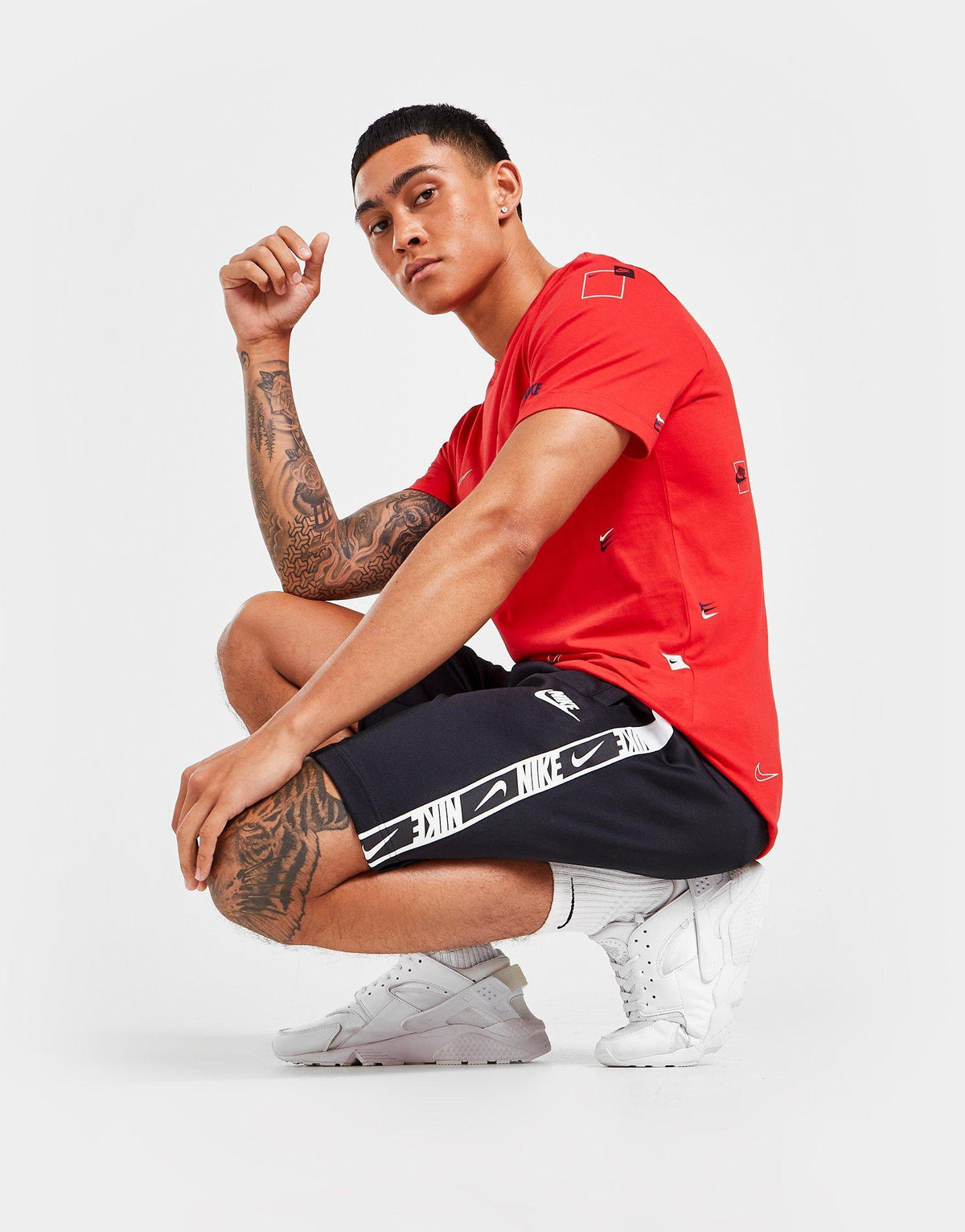 מכנסיים קצרים לוגו טייפ | גברים