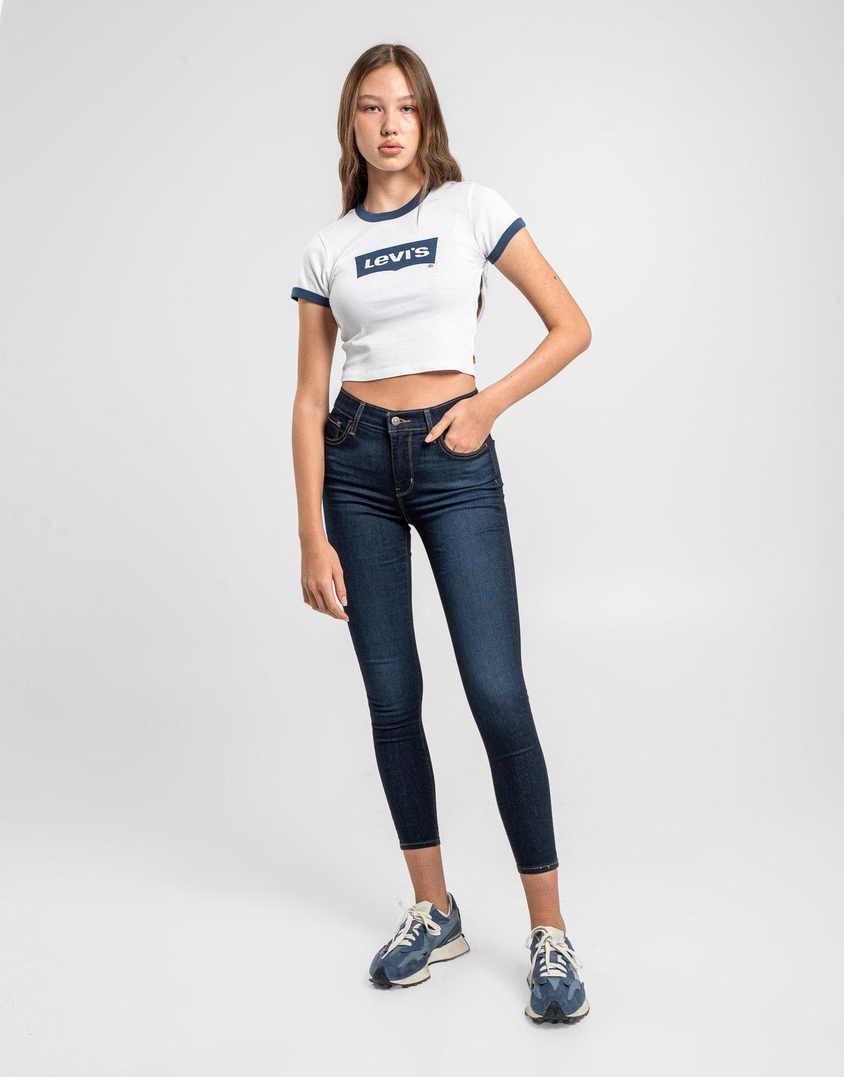 ג'ינס סופר סקיני בגזרה גבוהה 720 | נשים