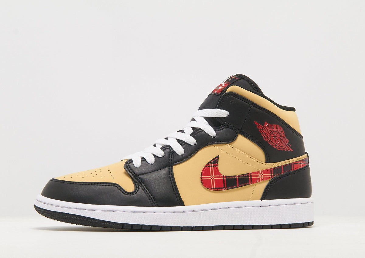 סניקרס Air Jordan 1 Mid Tartan Swoosh | גברים