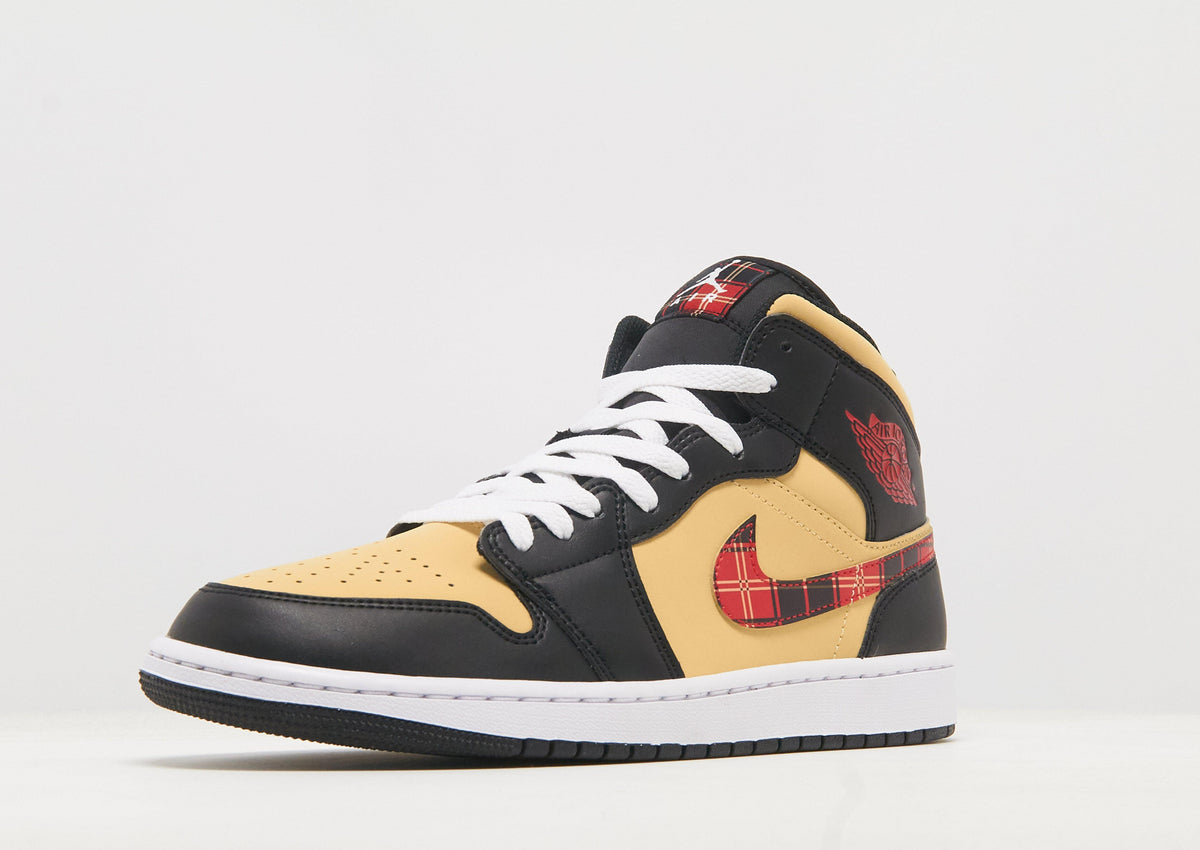סניקרס Air Jordan 1 Mid Tartan Swoosh | גברים