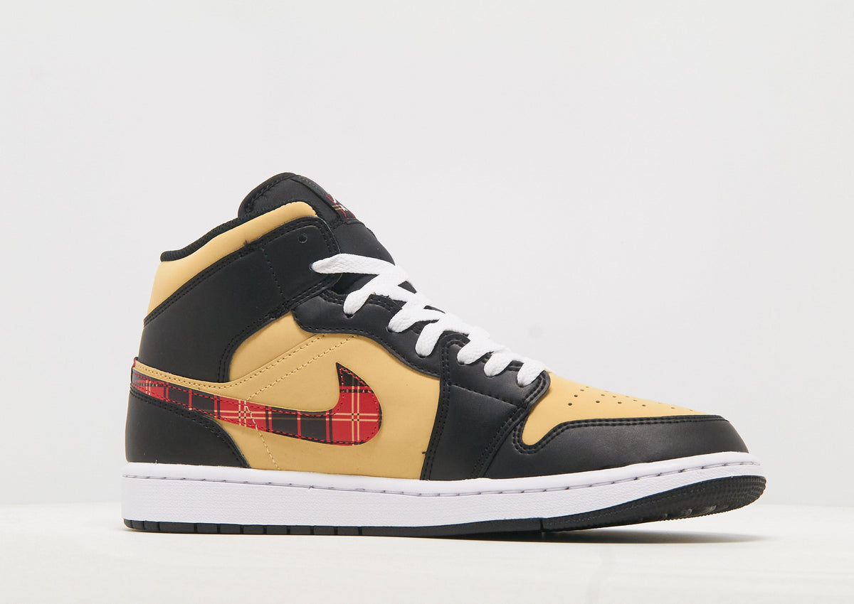 סניקרס Air Jordan 1 Mid Tartan Swoosh | גברים