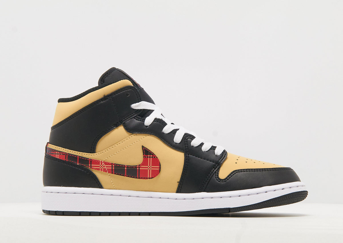 סניקרס Air Jordan 1 Mid Tartan Swoosh | גברים