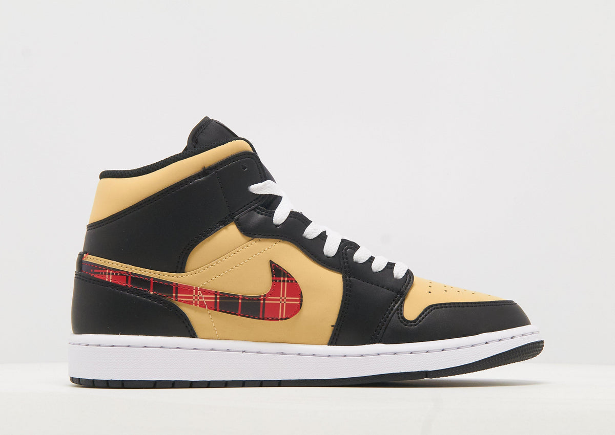 סניקרס Air Jordan 1 Mid Tartan Swoosh | גברים