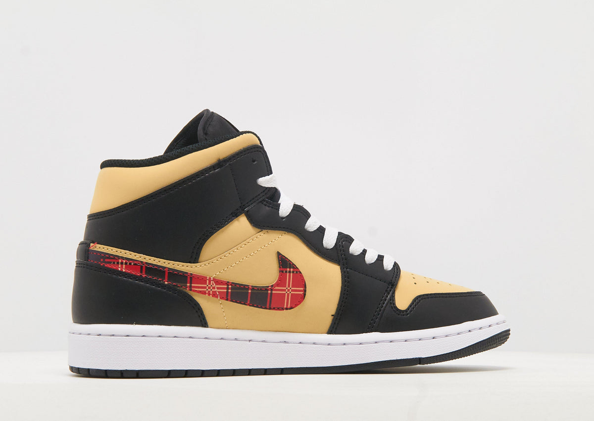 סניקרס Air Jordan 1 Mid Tartan Swoosh | גברים