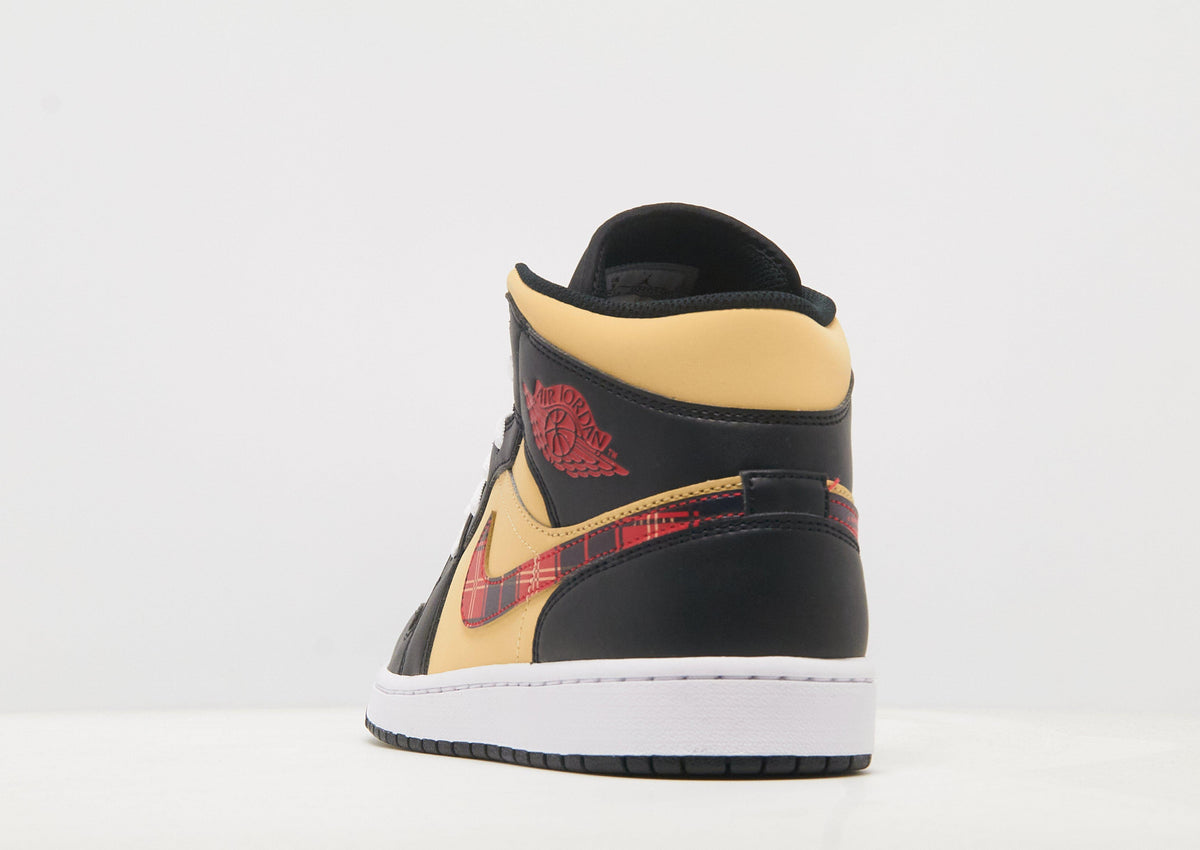 סניקרס Air Jordan 1 Mid Tartan Swoosh | גברים