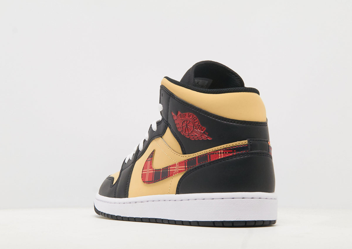 סניקרס Air Jordan 1 Mid Tartan Swoosh | גברים