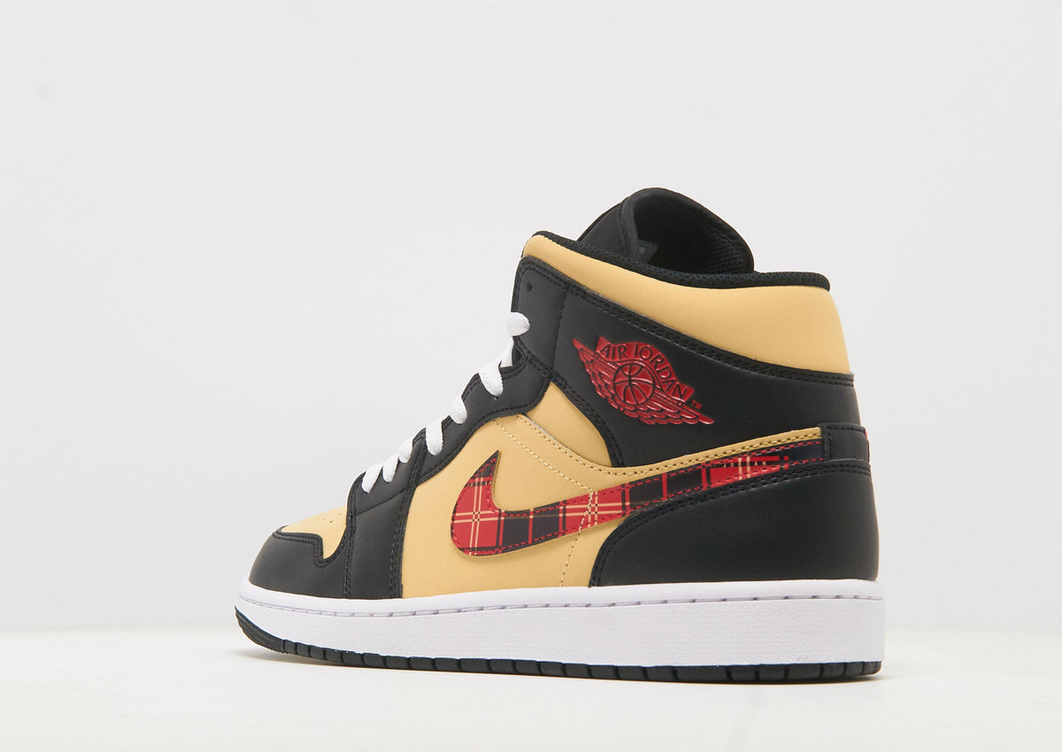 סניקרס Air Jordan 1 Mid Tartan Swoosh | גברים