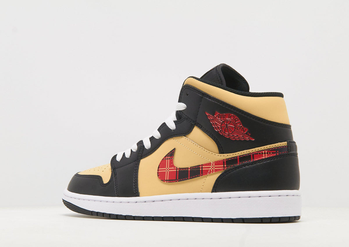 סניקרס Air Jordan 1 Mid Tartan Swoosh | גברים